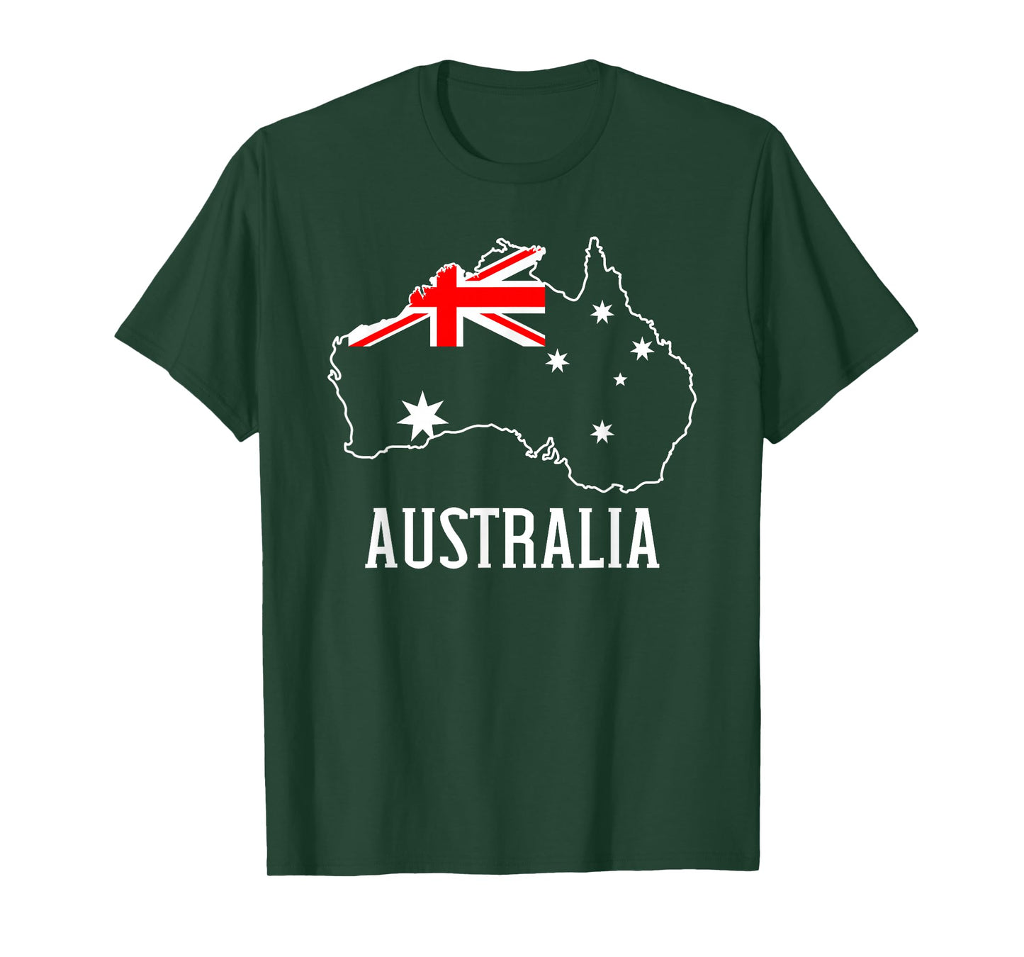 Australia Map Flag T-Shirt