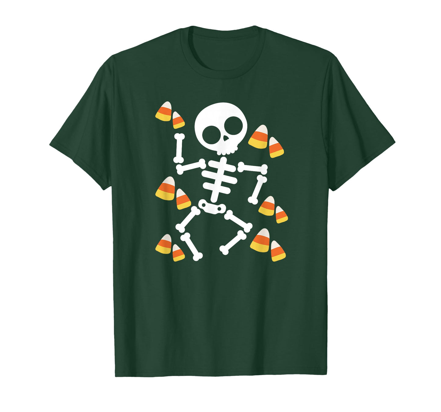 Candy Halloween Party Skeletons Spooky Fun T-Shirt