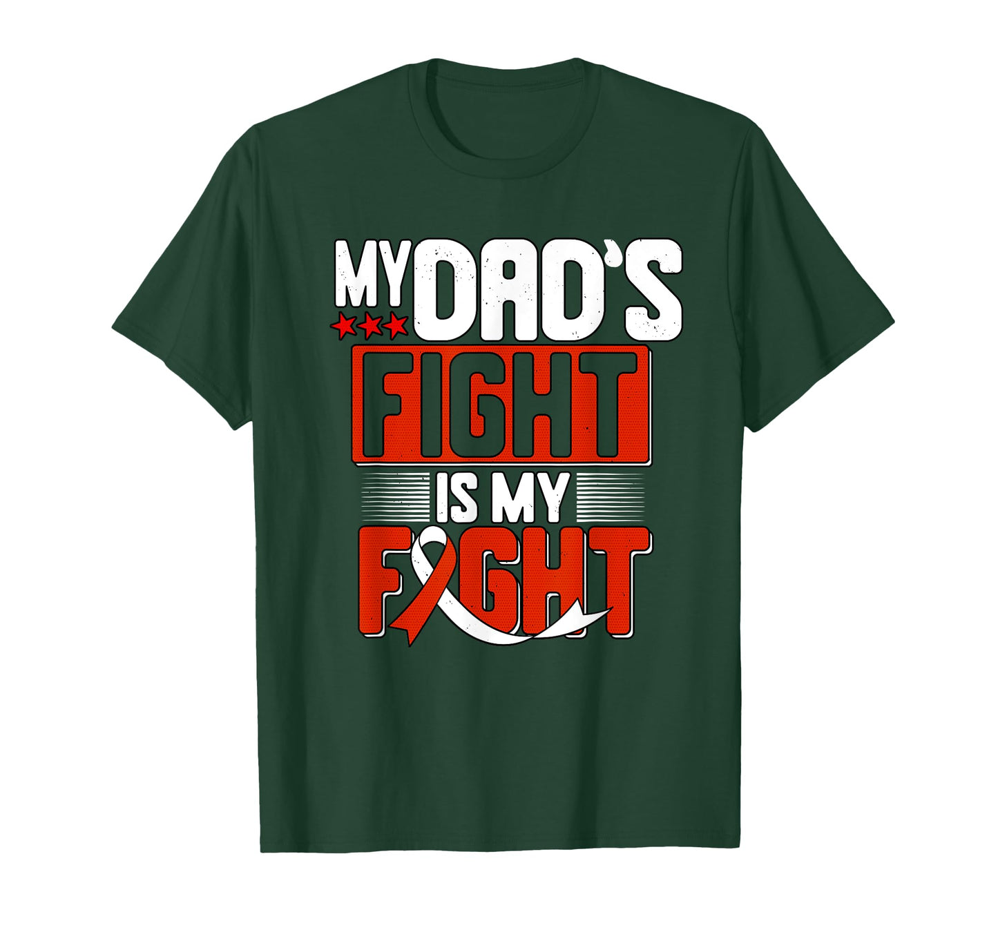Squamous Cell Carcinoma Dads Fight SCC Ribbon Awareness T-Shirt