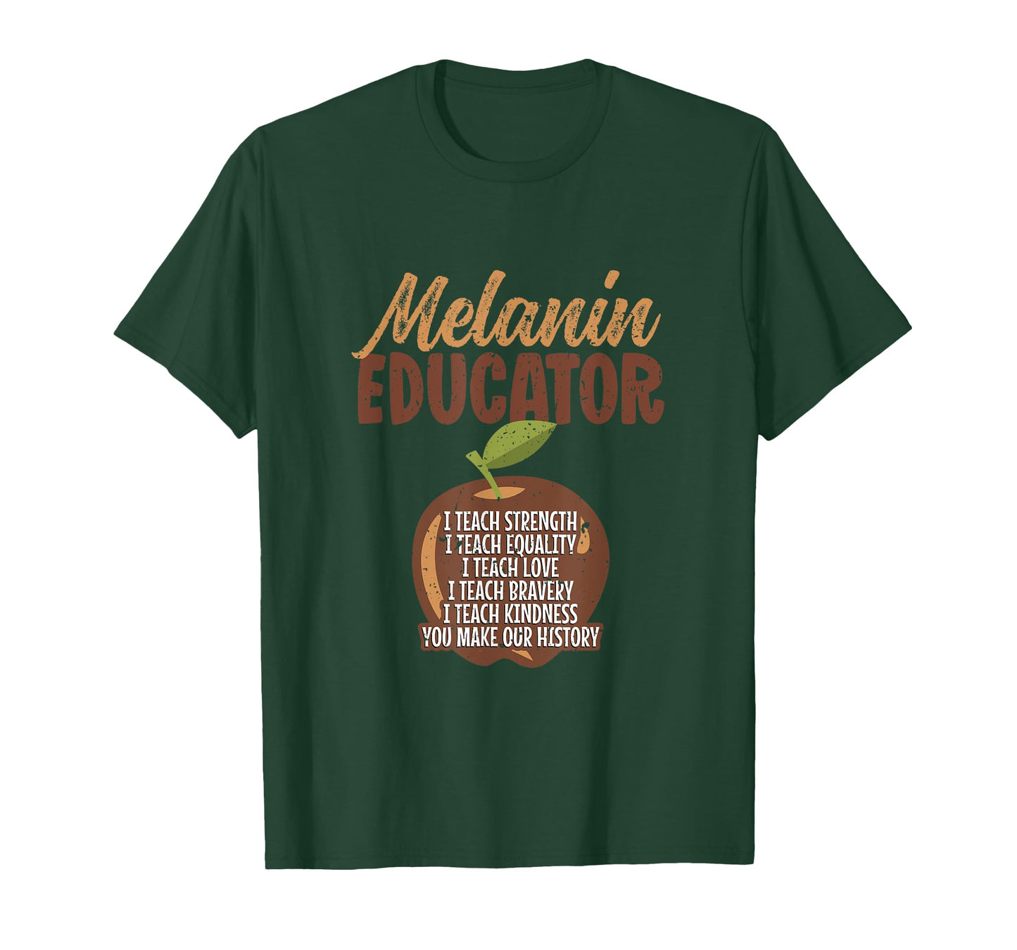 Melanin Teacher Black Teachers Quote - Melanin Educator Men Women T-Shirt