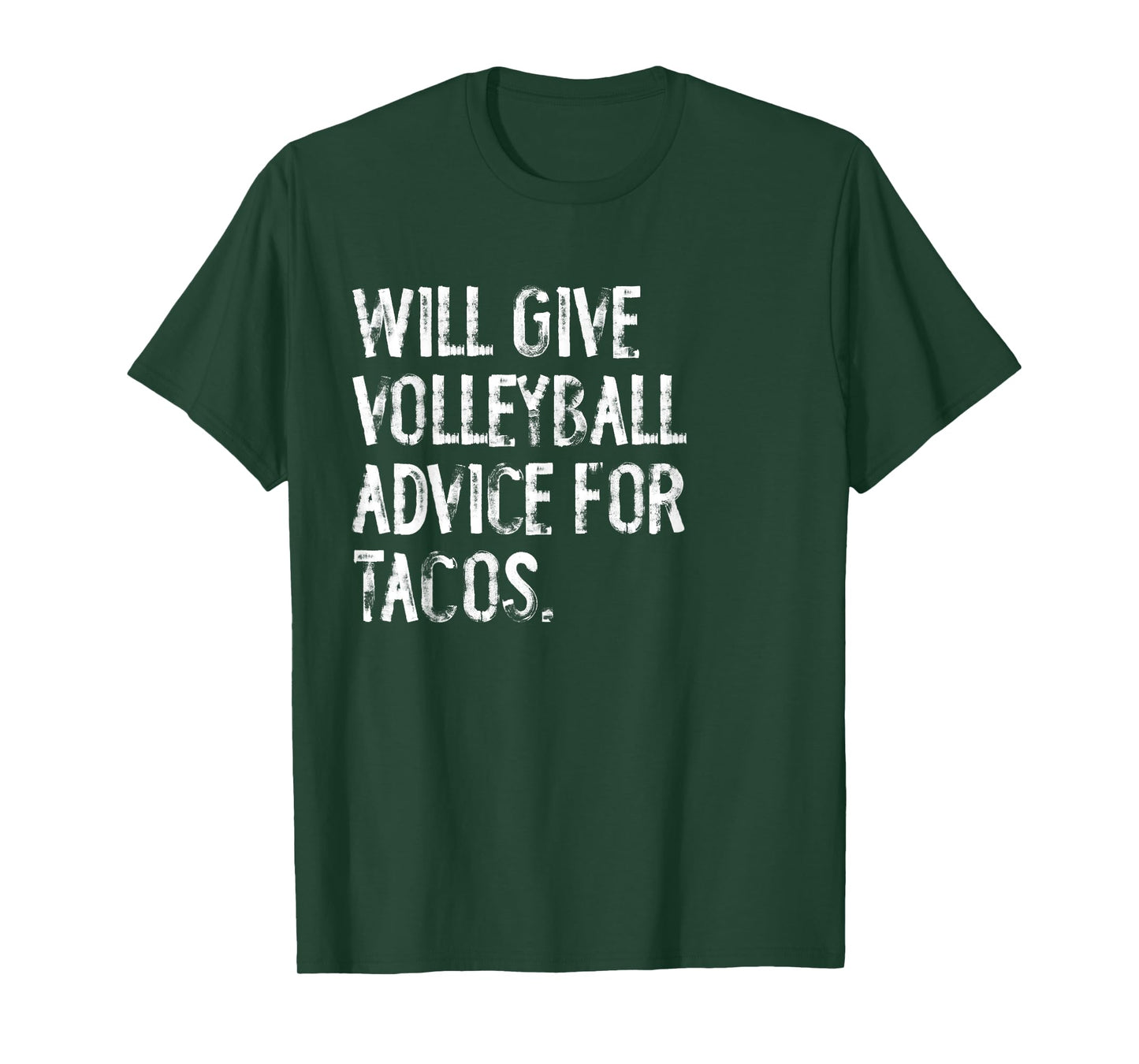 Will Give Volleyball Advice For Tacos Funny Volleyball Coach T-Shirt