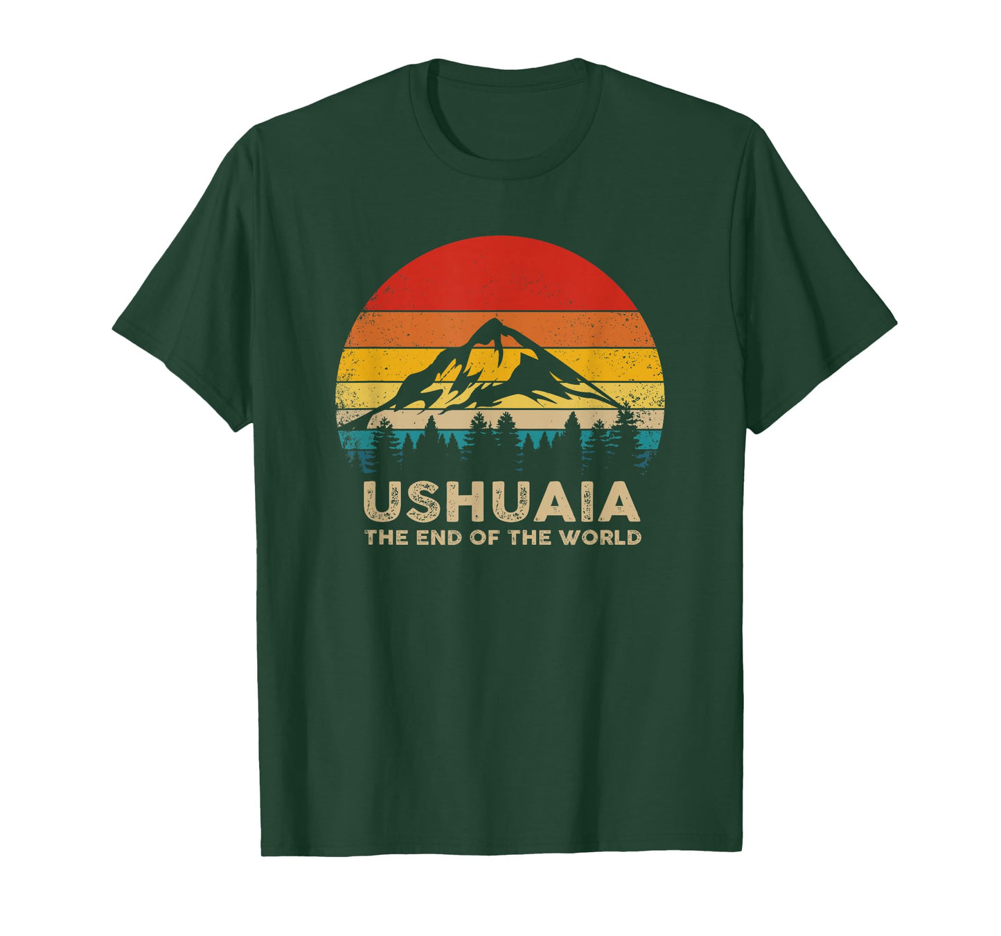 Vintage Ushuaia T-Shirt - Argentina Souvenir T Shirt T-Shirt