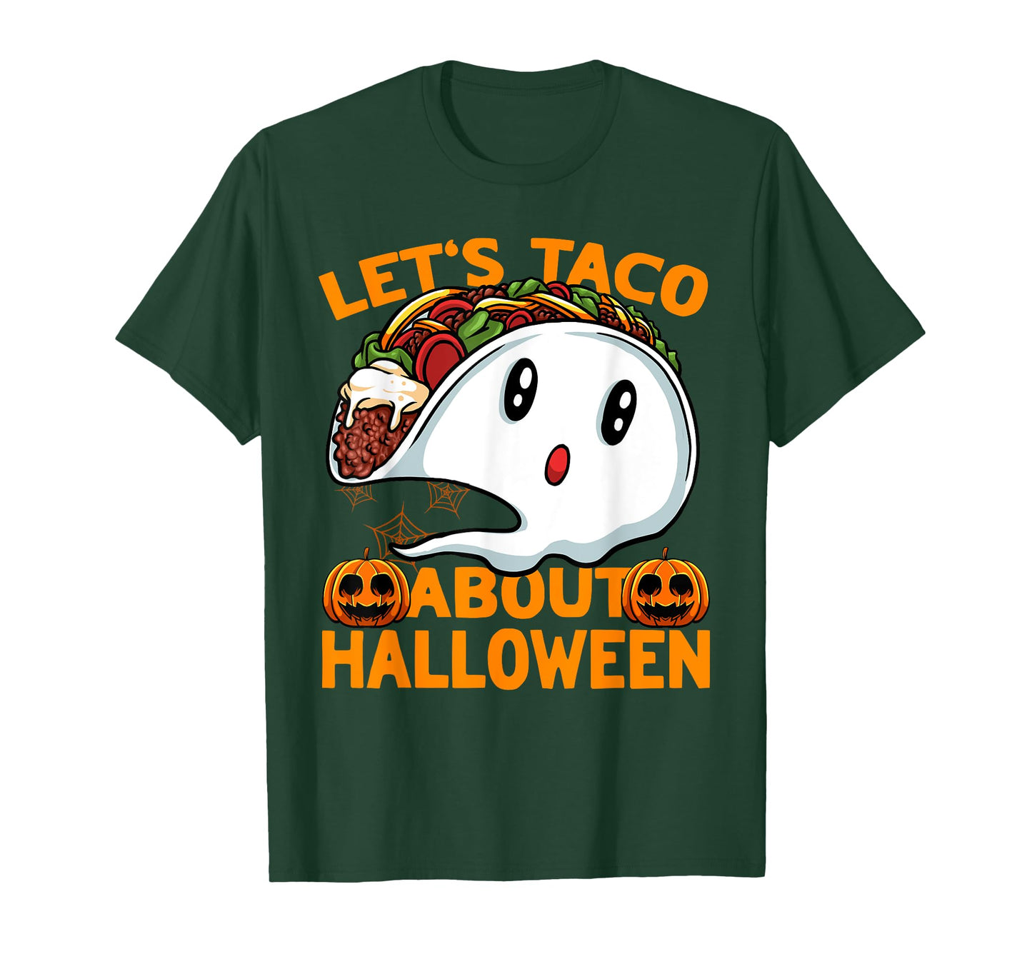 Let's Taco About Halloween Funny Ghost Taco Trick or Treat T-Shirt
