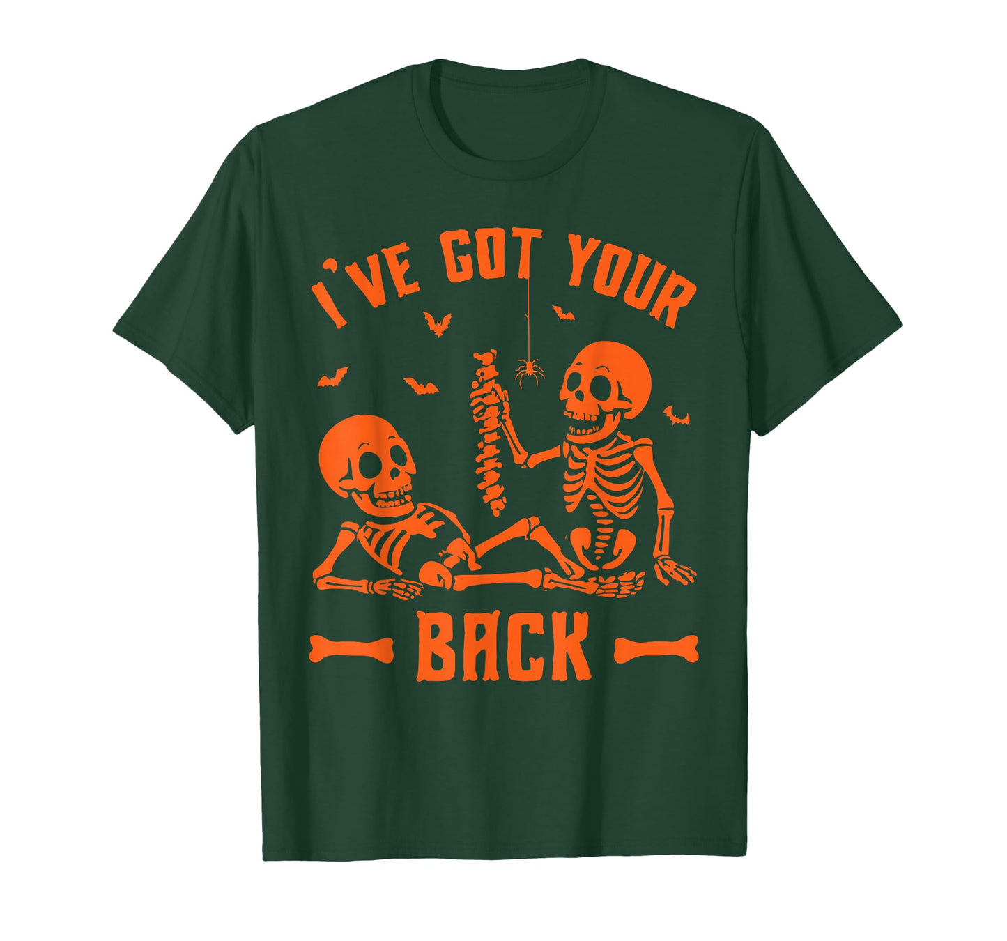 I’ve Got Your Back Funny Spooky Skeleton Halloween Costume T-Shirt
