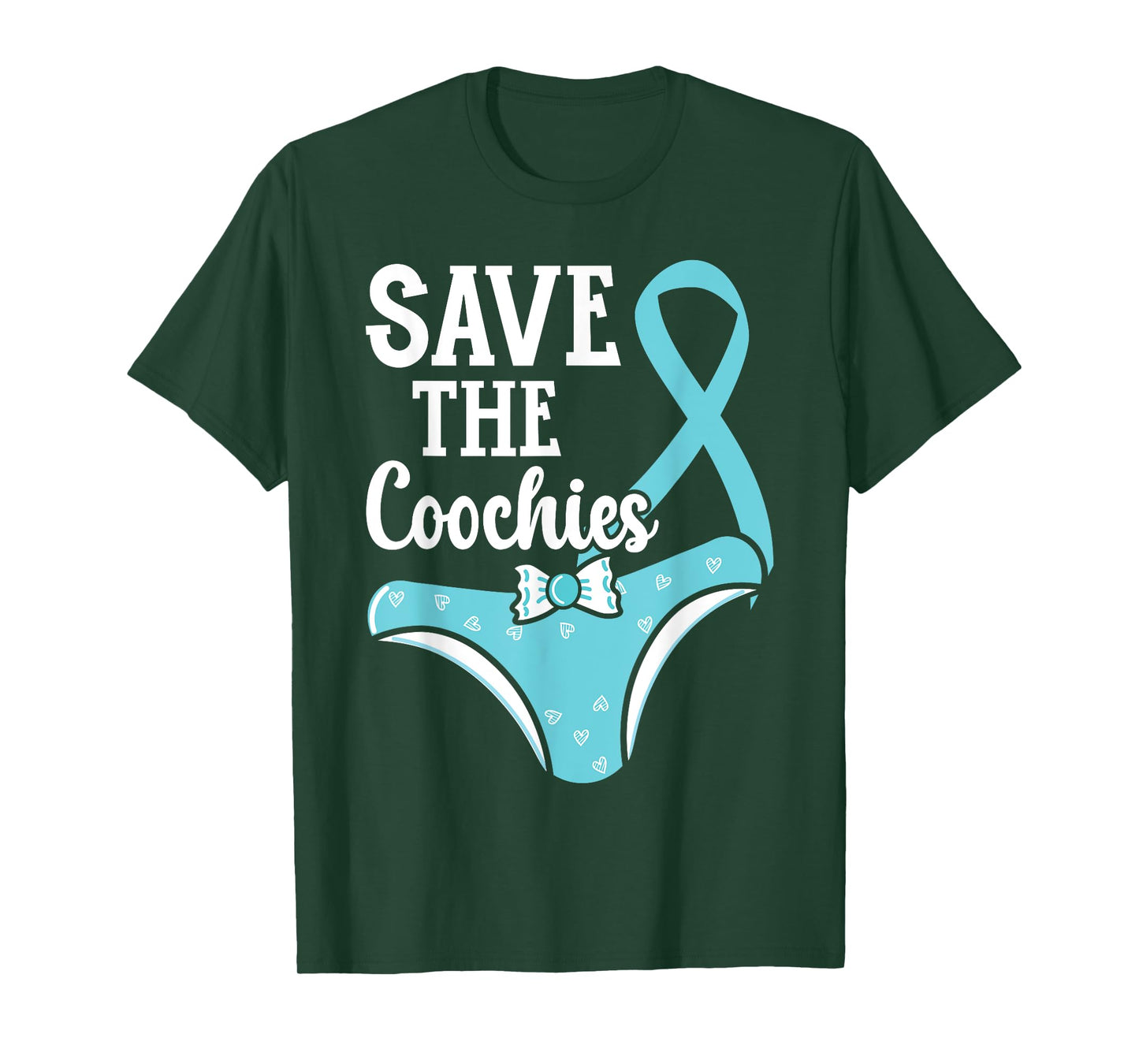 Save The Coochies Cervical Cancer Awareness Month T-Shirt