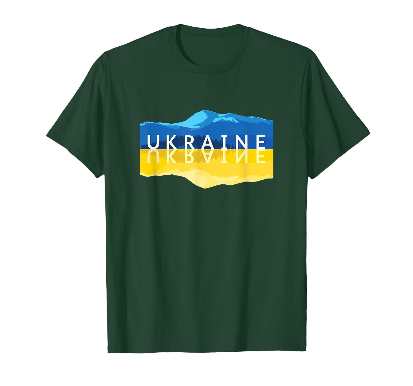 Ukraine Mountain Reflections - Ukrainian Nature Souvenir T-Shirt