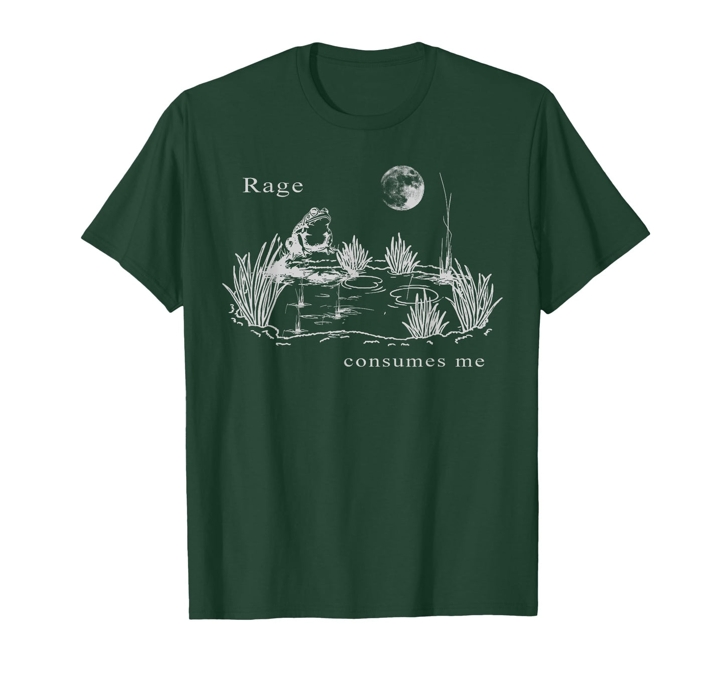 rage consumes me frog funny Vintage Frog nature T-Shirt