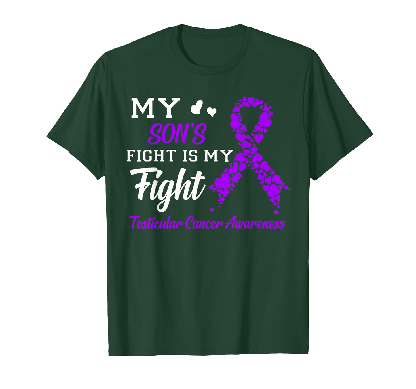 My Son's Fight Is My Fight Testicular Cancer Awareness T-Shirt