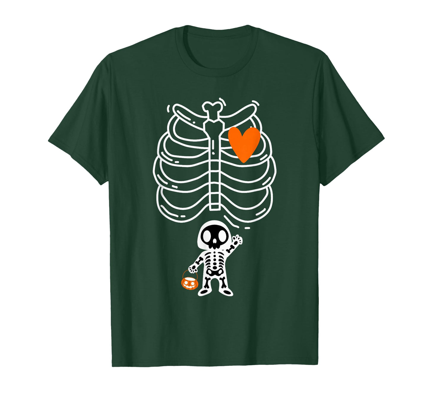 Baby Shower Skeleton Halloween Pregnancy Annoucement Mom T-Shirt