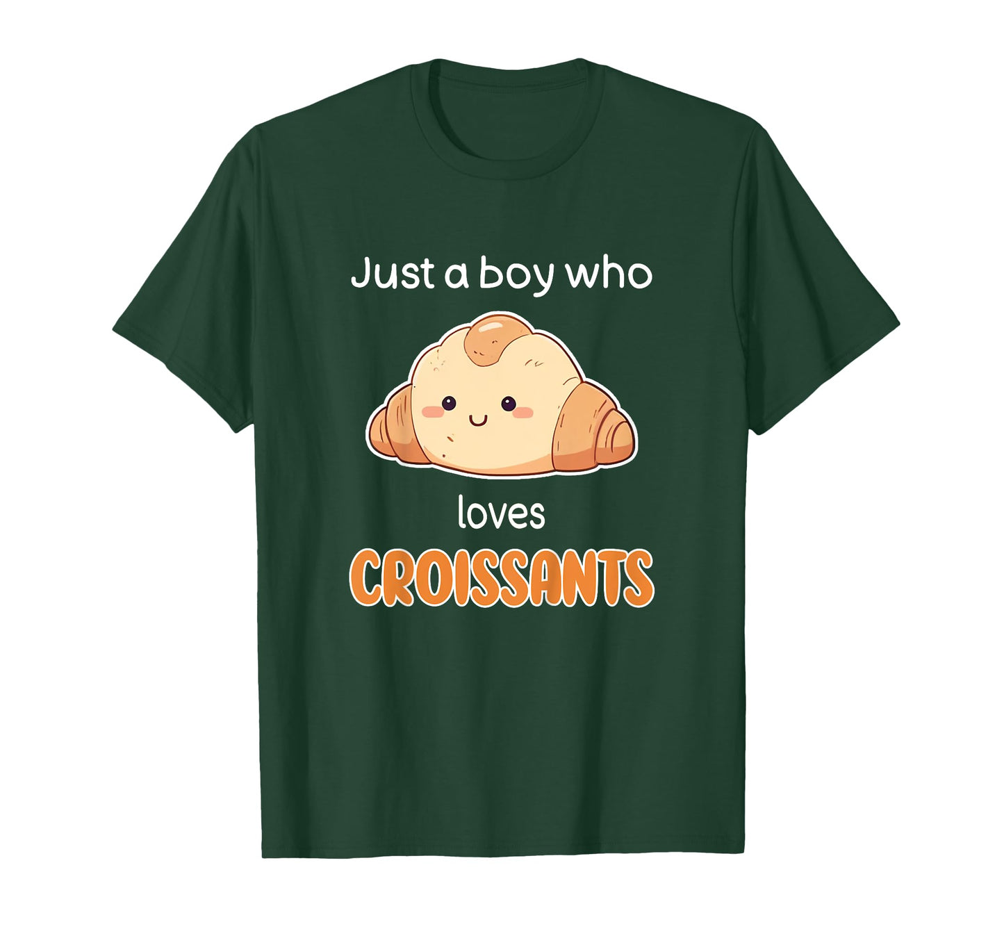 Kids Croissant Shirt Boys I Love Croissants Kids Croissant Lover T-Shirt