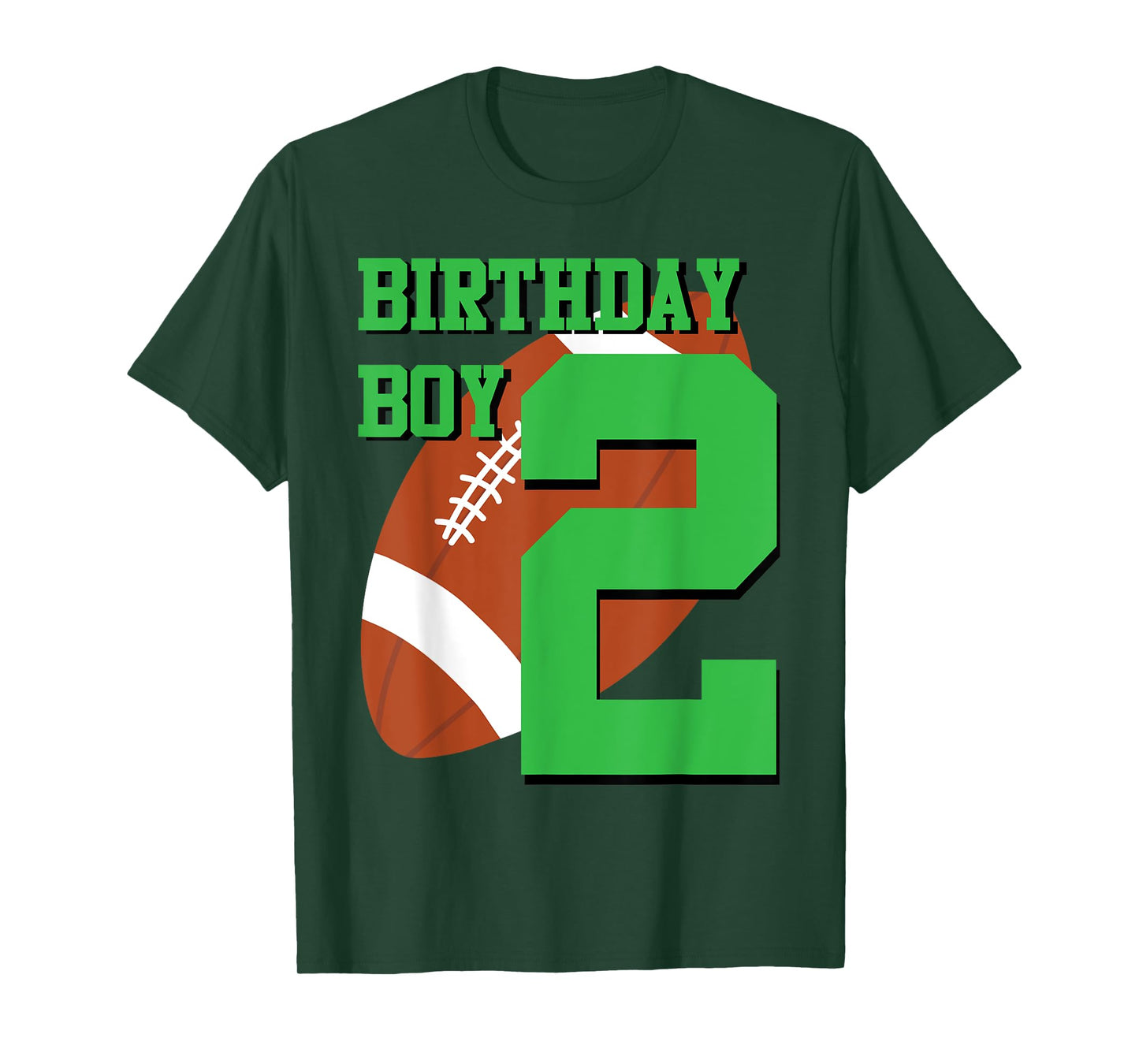 2nd Birthday Football Boy | 2 year old Field Players T-Shirt