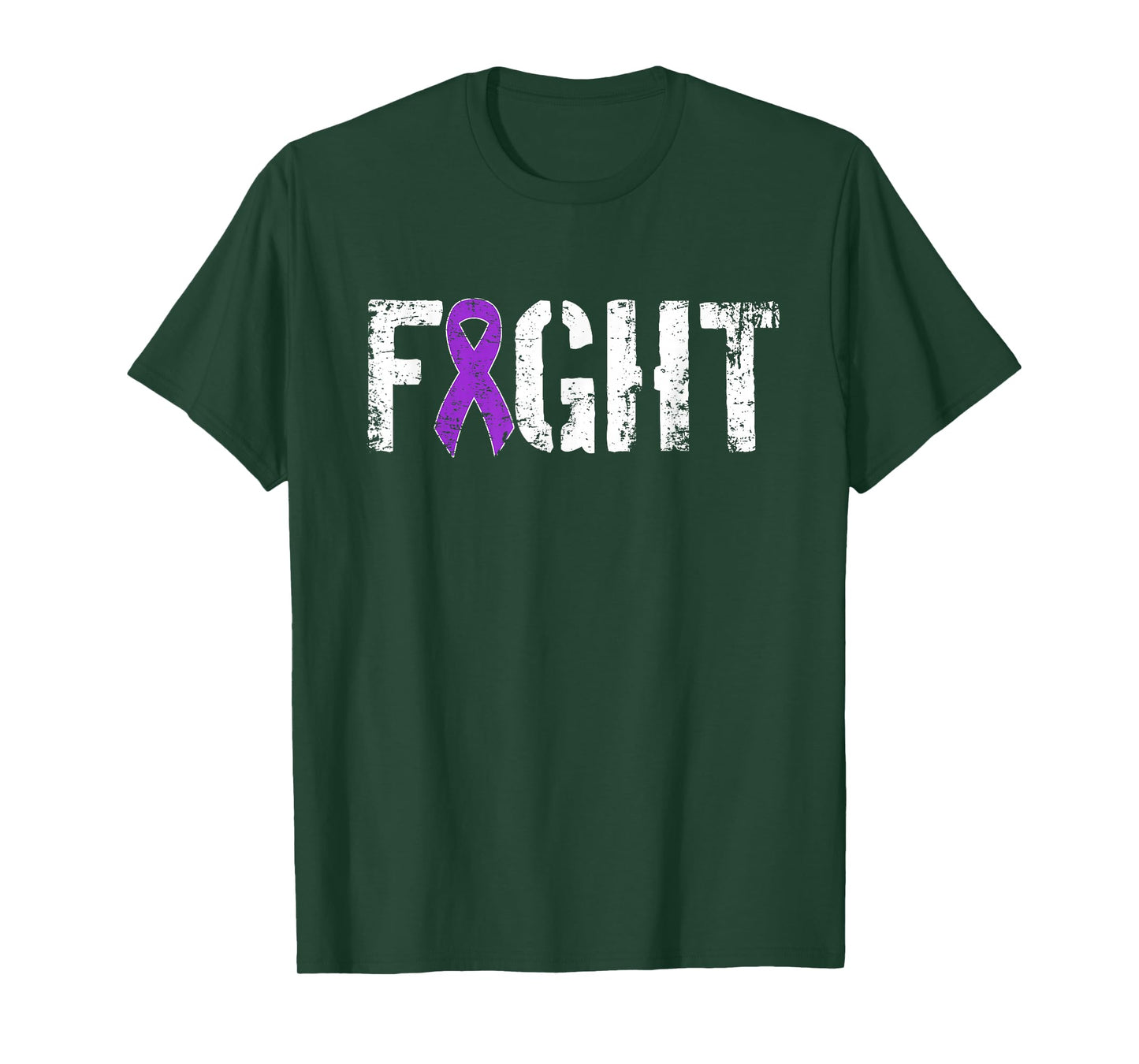Fight Pancreatic Cancer - Military Style Awareness Ribbon T-Shirt