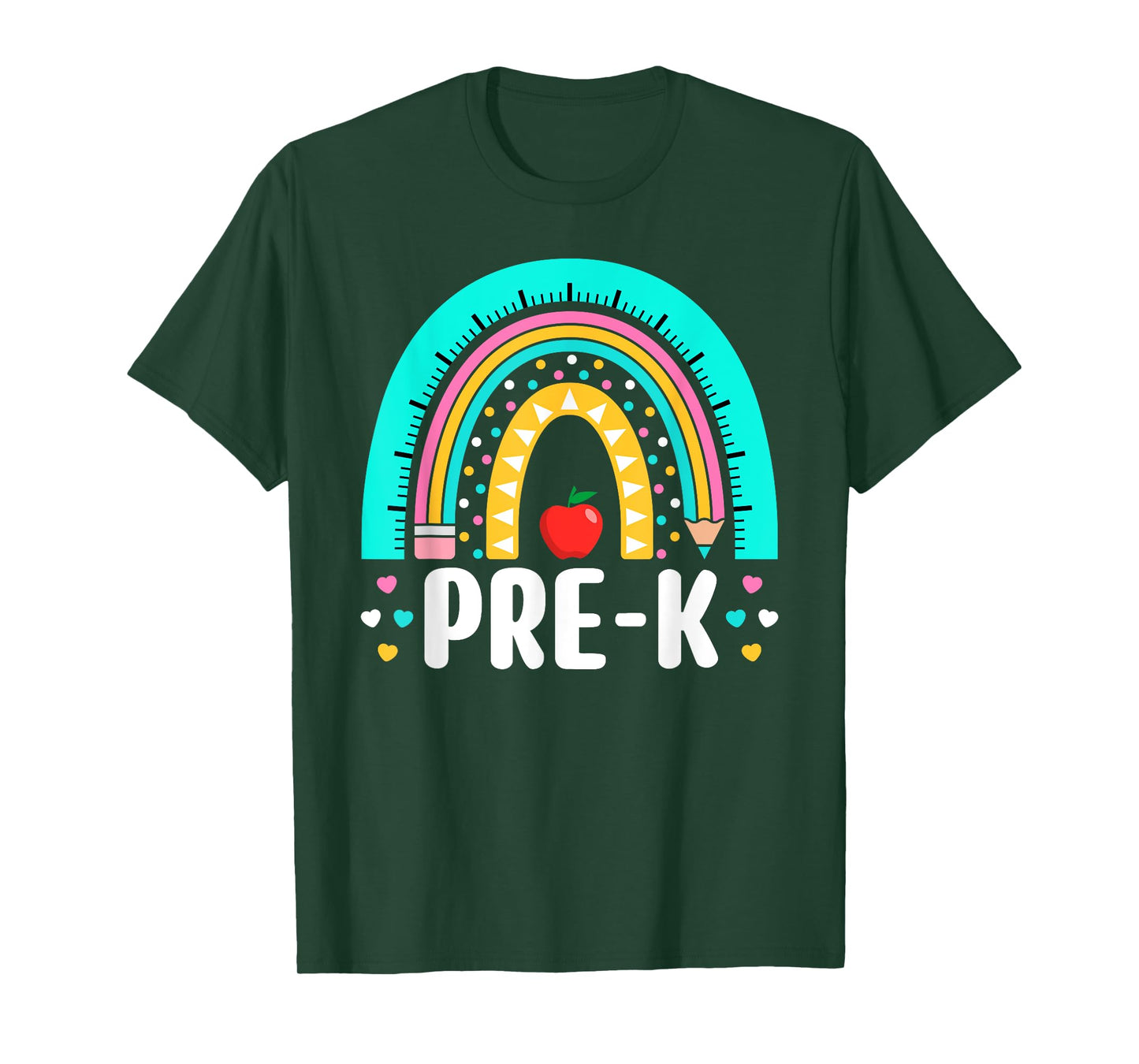 Pre-K Rainbow Teacher Team Pre-K Squad Toddler Girl Boy T-Shirt