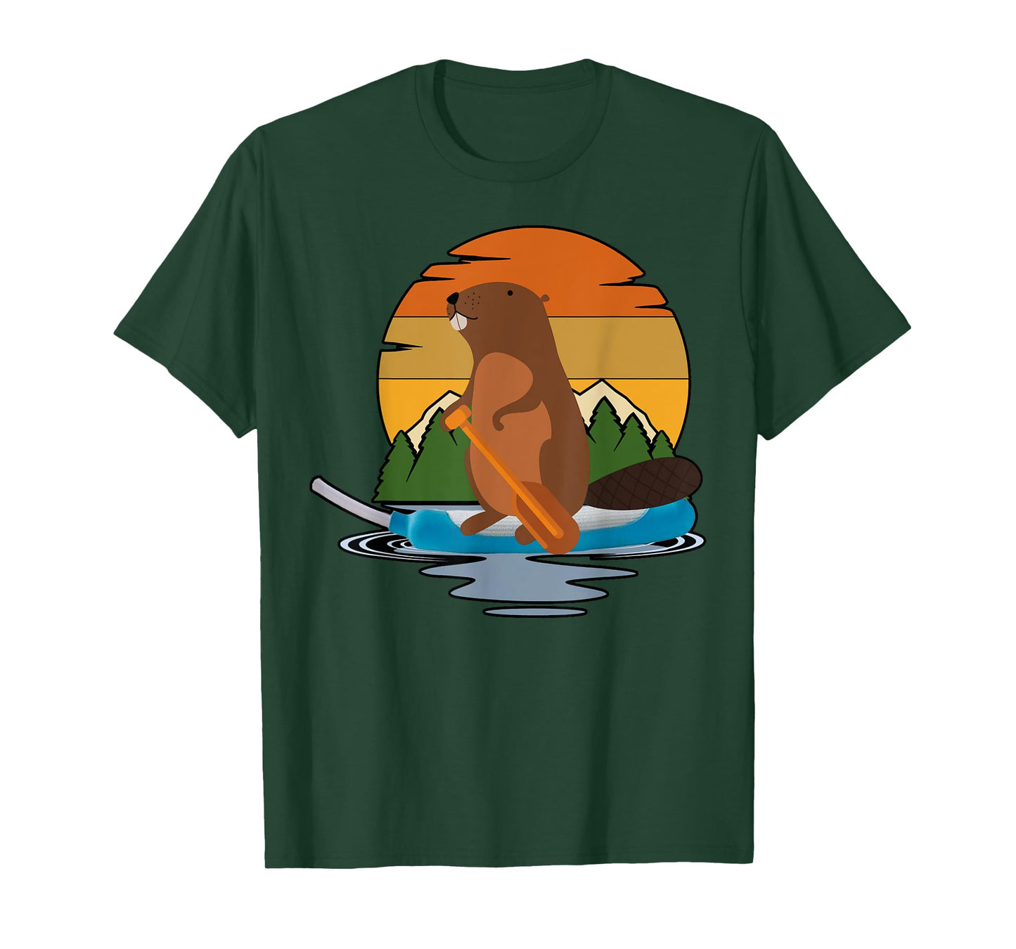 Vintage Canoe Beaver Purewick Nurse Funny Nursing Humor T-Shirt