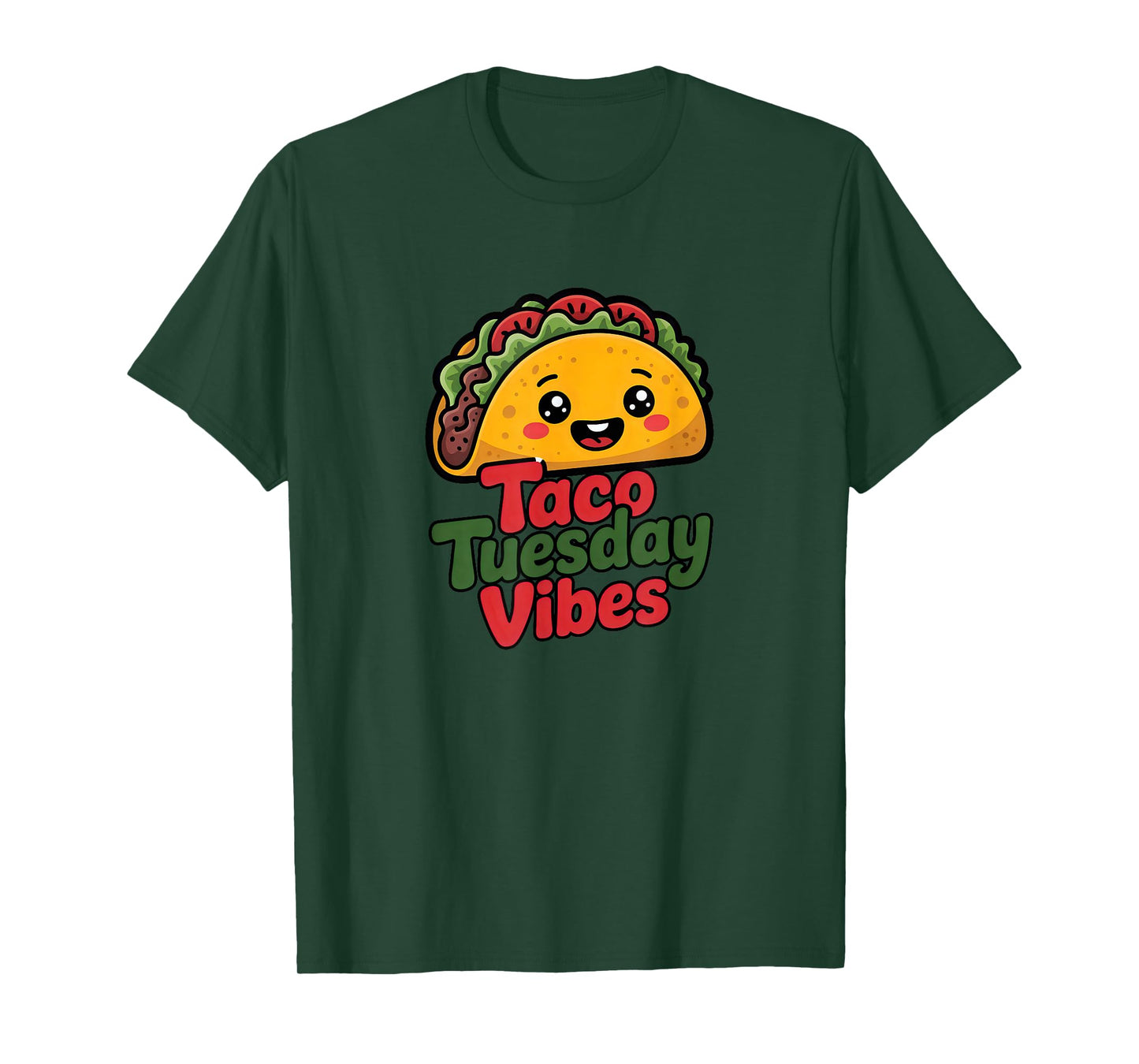 Taco Tuesday Vibes Mexican Food T-Shirt