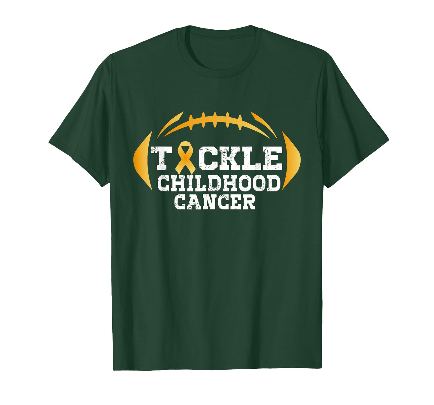 Childhood Tackle Football Childhood Cancer Awareness Women T-Shirt