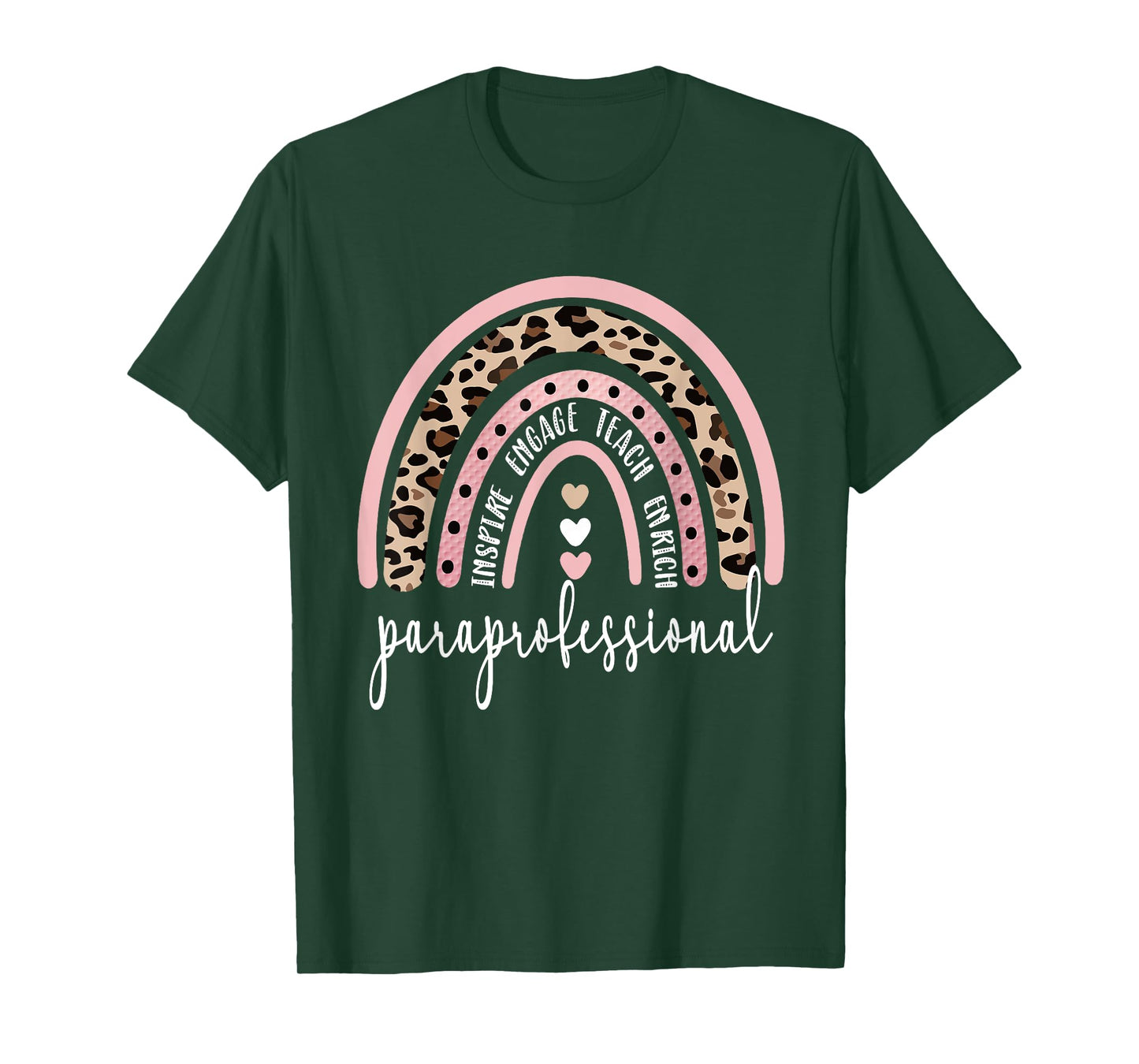 Paraprofessional Rainbow Para Teacher Parapro T-Shirt