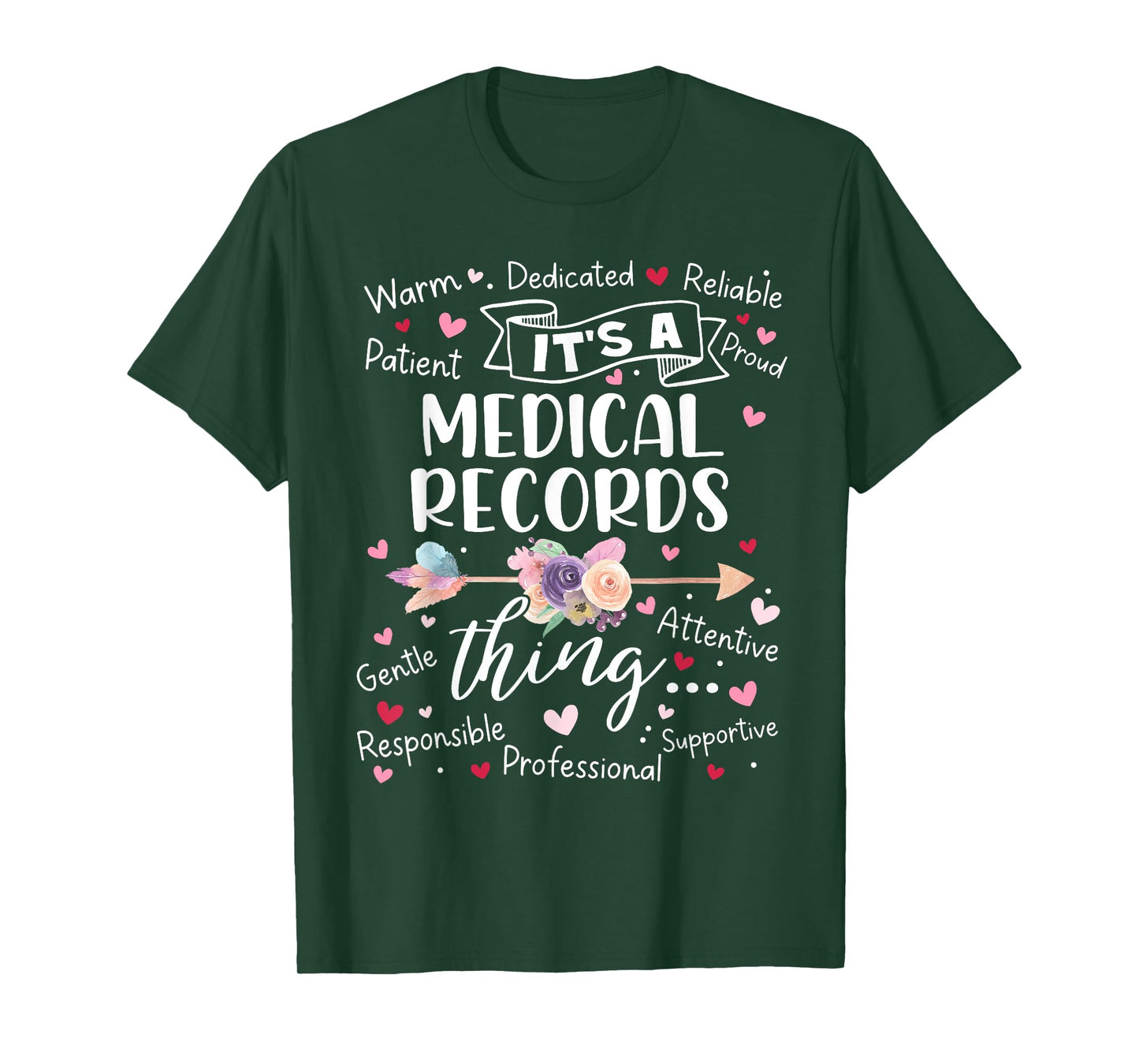 Medical Records Director Squad Team Crew Medical Clerk Women T-Shirt