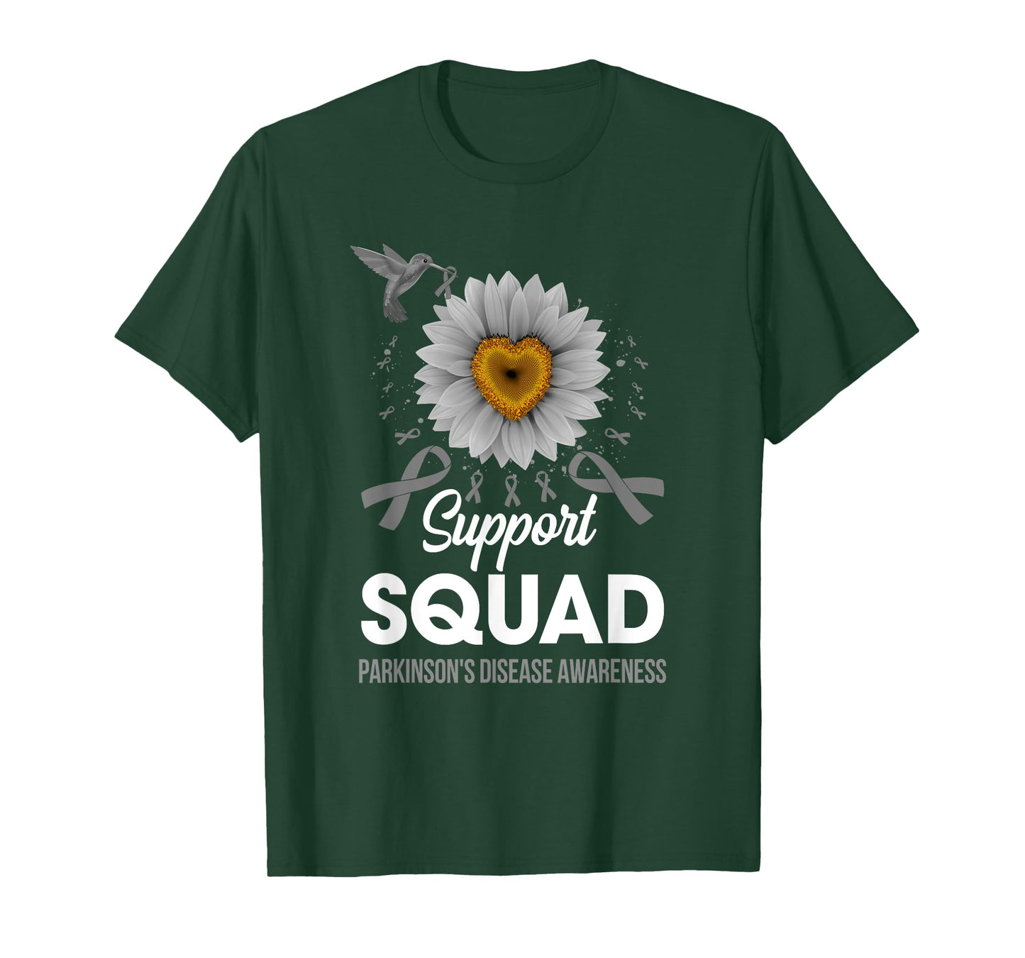 Support Squad Parkinson's Disease Awareness Sunflower T-Shirt