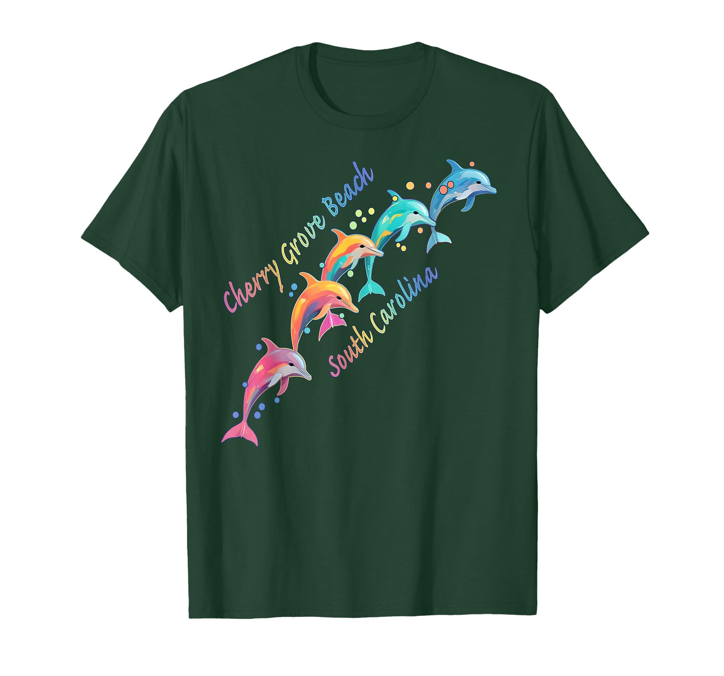 Dolphin Lover Cherry Grove Beach SC Family Beach Vacation T-Shirt