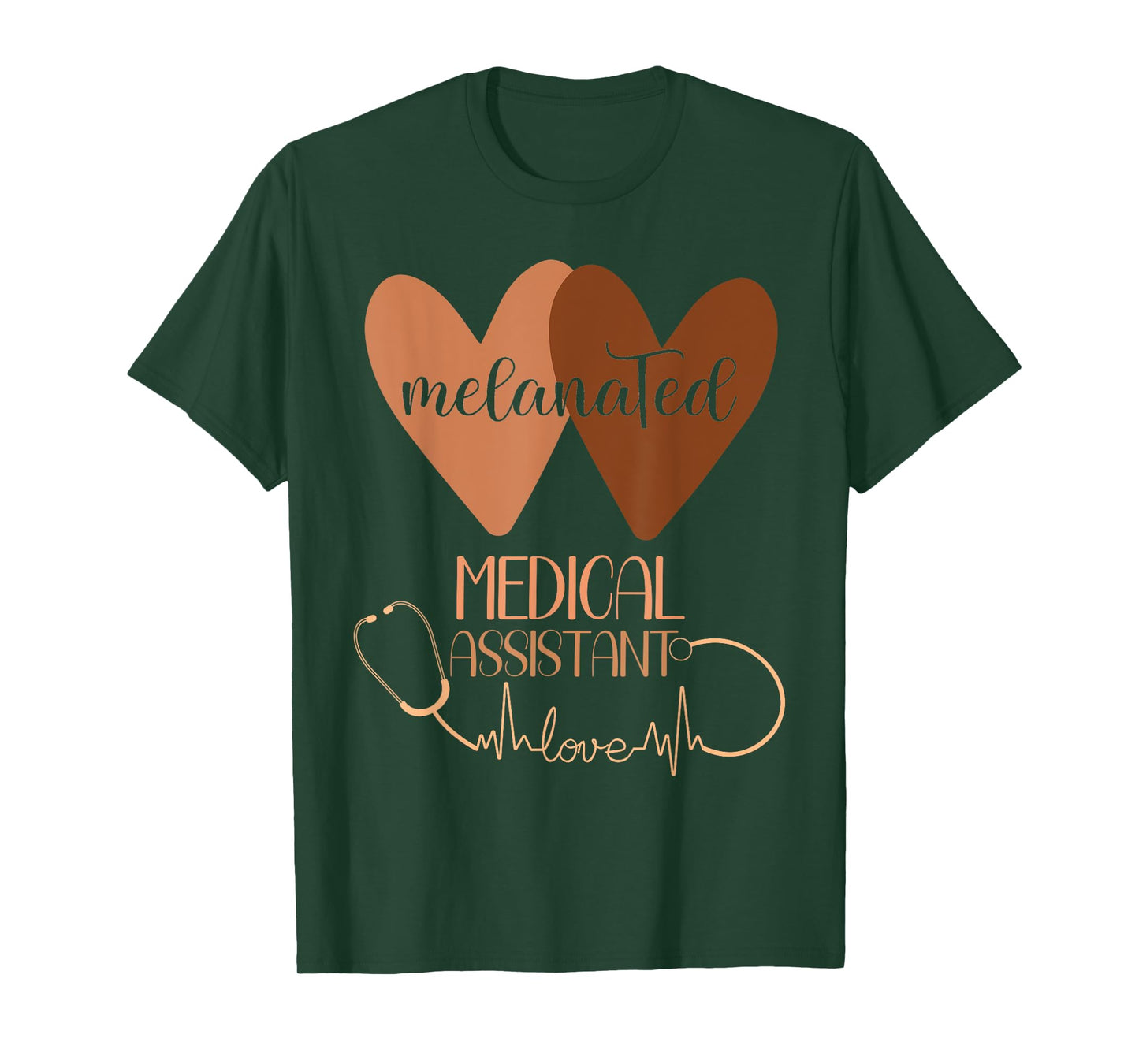 Medical Assistant Black History Month Women Afro American T-Shirt