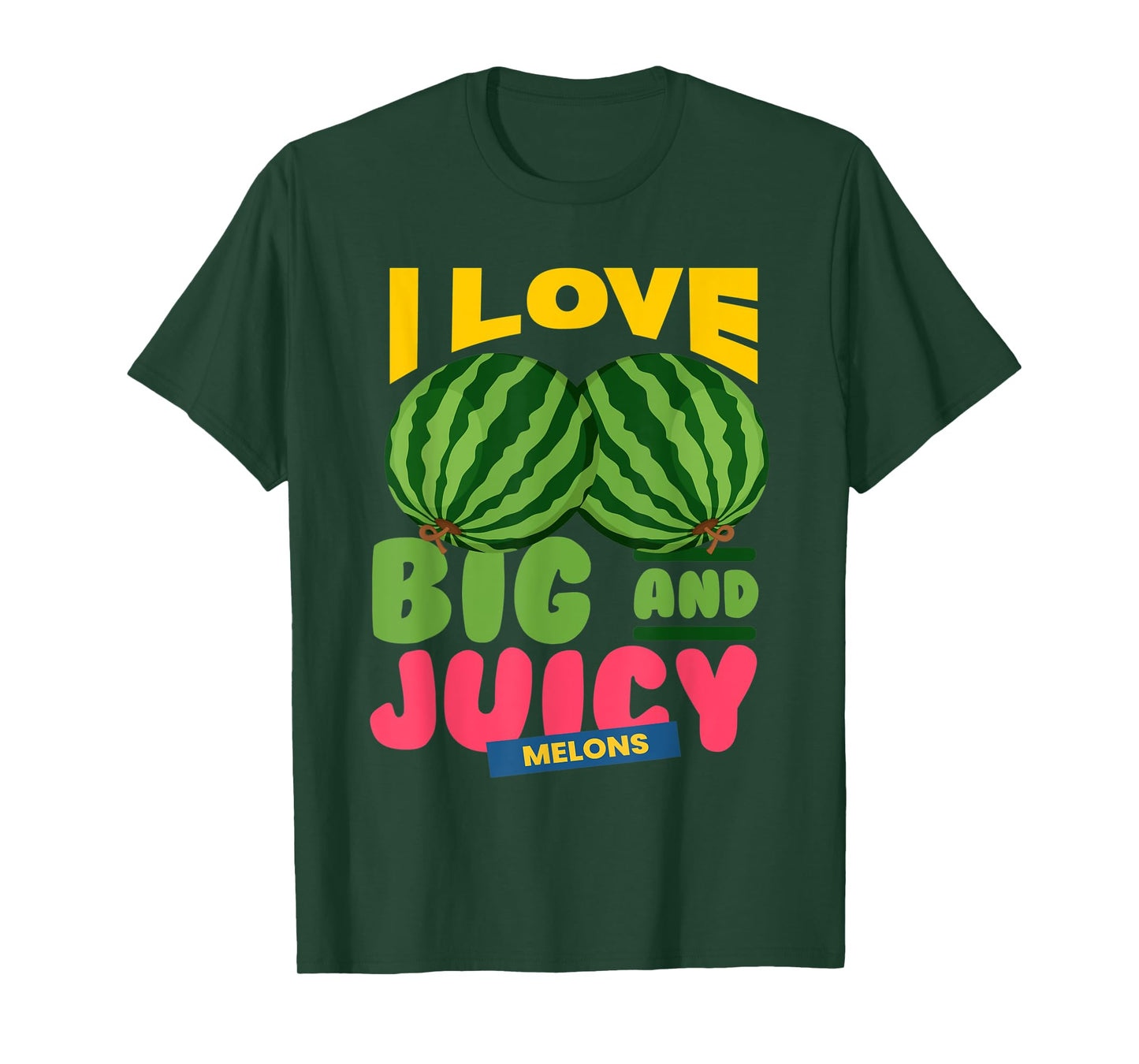 Watermelons I Love Big Juicy Melons I Vegan Garden Nature T-Shirt