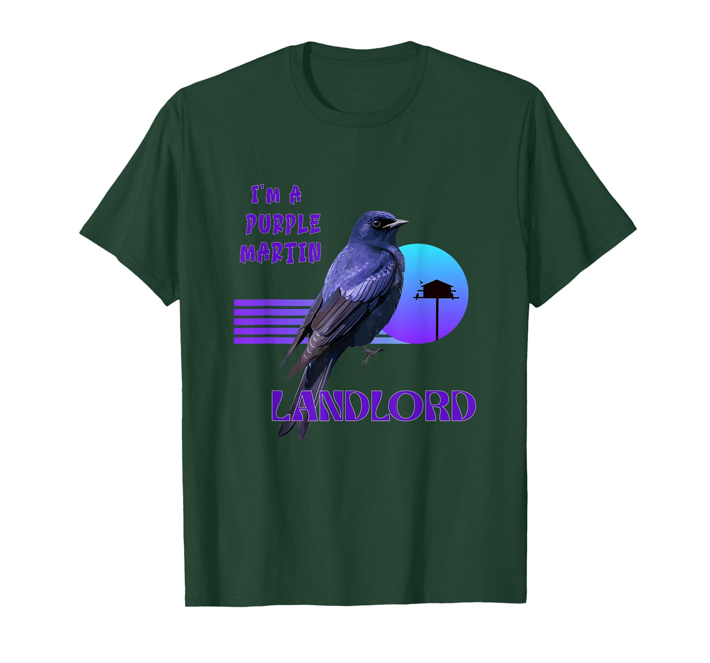 Purple Martin apparel for anyone devoted to these birds. T-Shirt