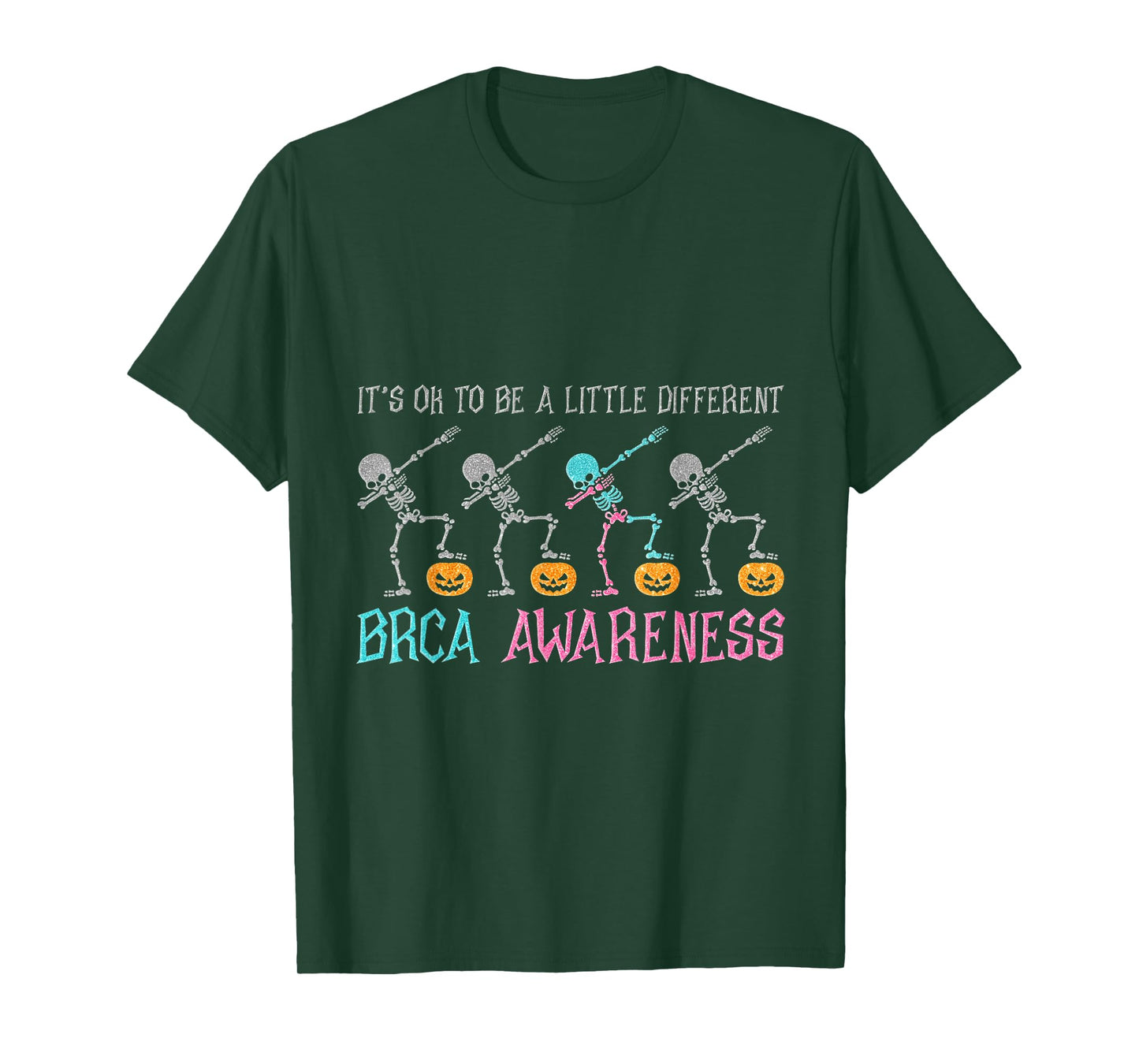 It's Ok To Be A Little Different Breast Cancer Awareness T-Shirt