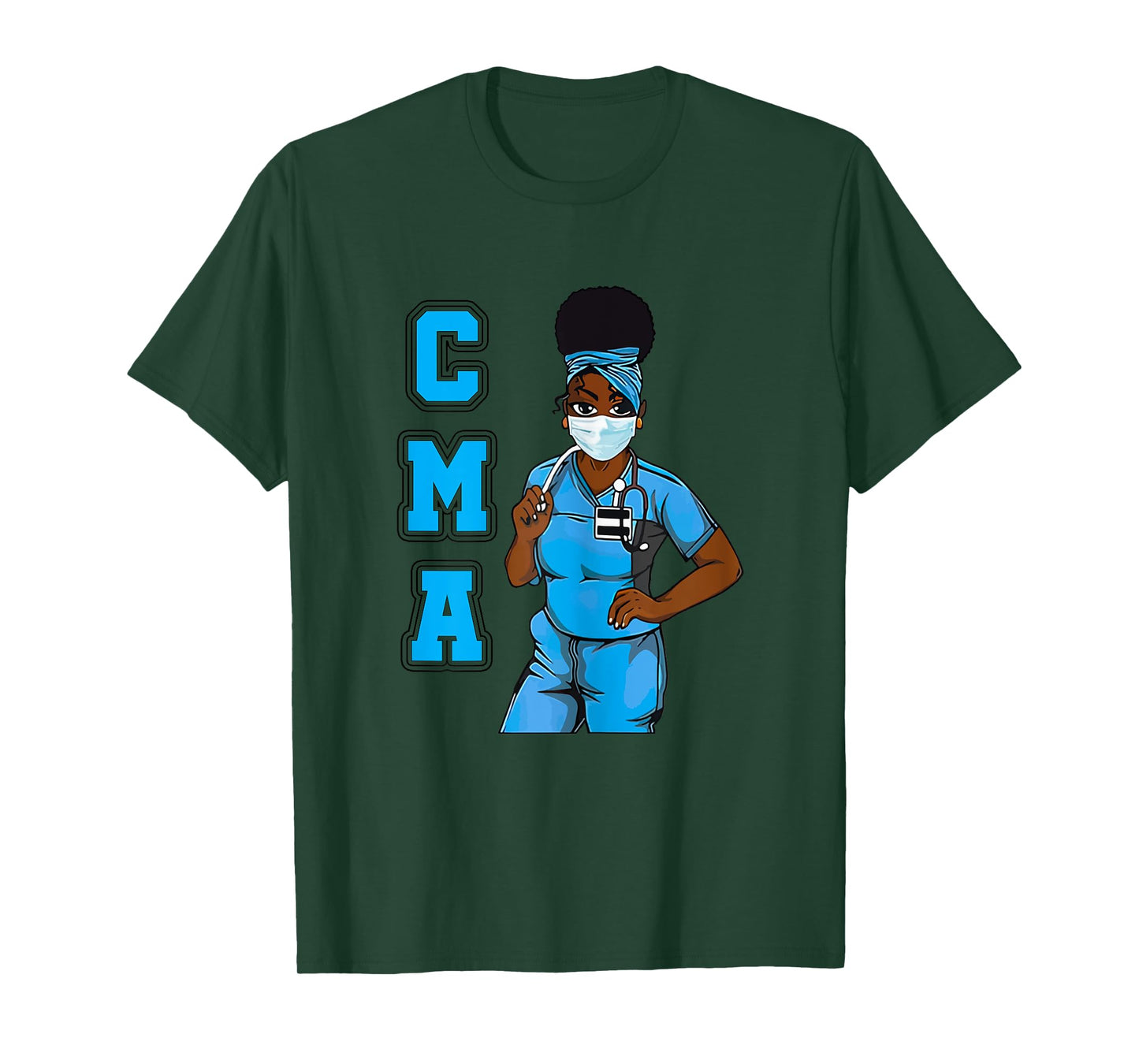 Black-CMA Magic Afro Girl Pride T-Shirt