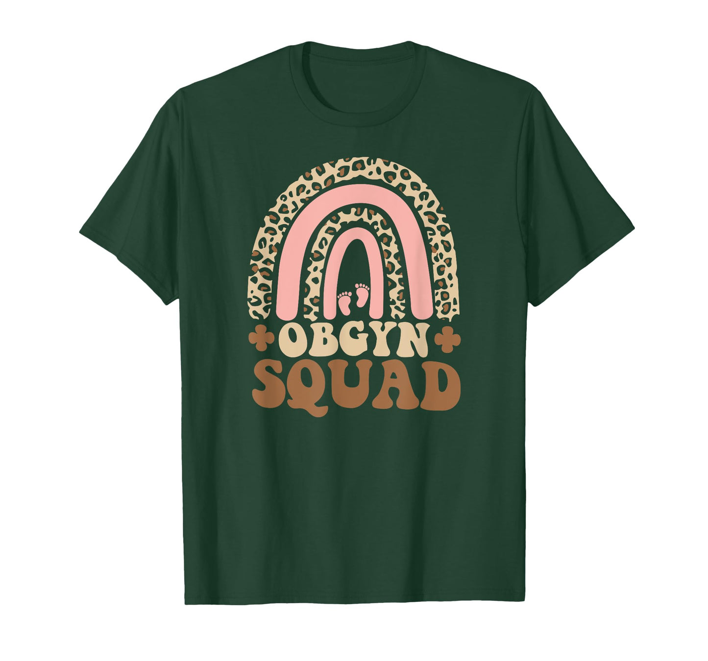 Ob-Gyn Squad Rainbow Gynecologist Ob gyn Doctor Squad T-Shirt