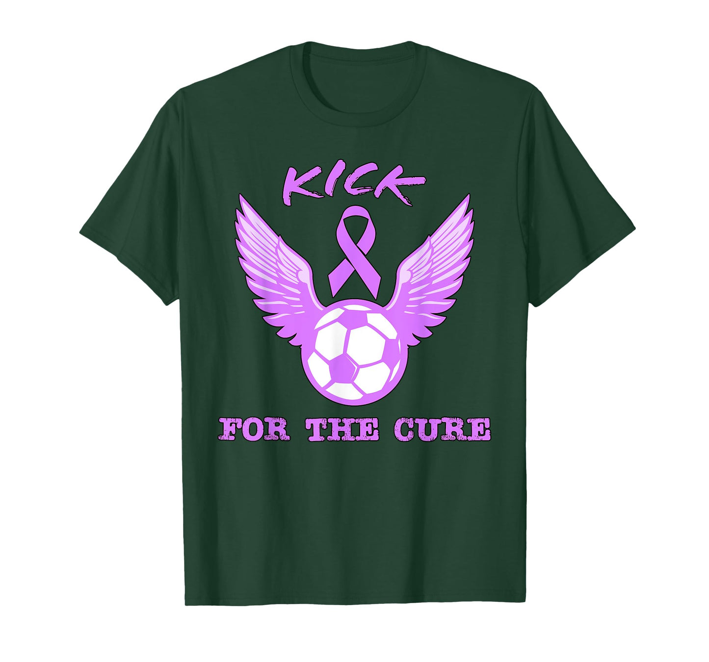 Kick For The Cure Pancreatic Cancer Awareness Month Soccer T-Shirt
