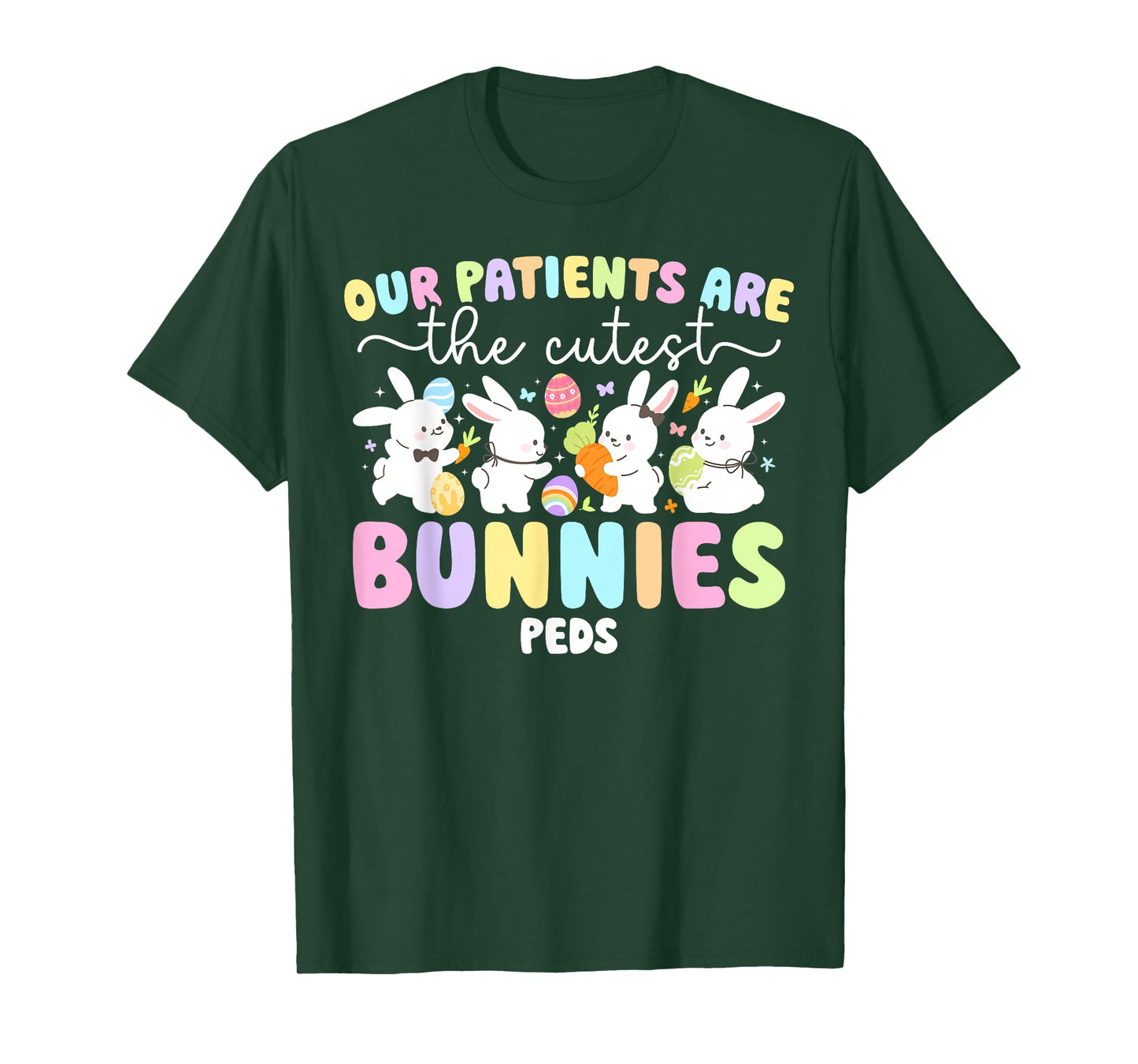 Peds Easter Bunny Pediatric Nurse Easter Day Peds Nurse T-Shirt