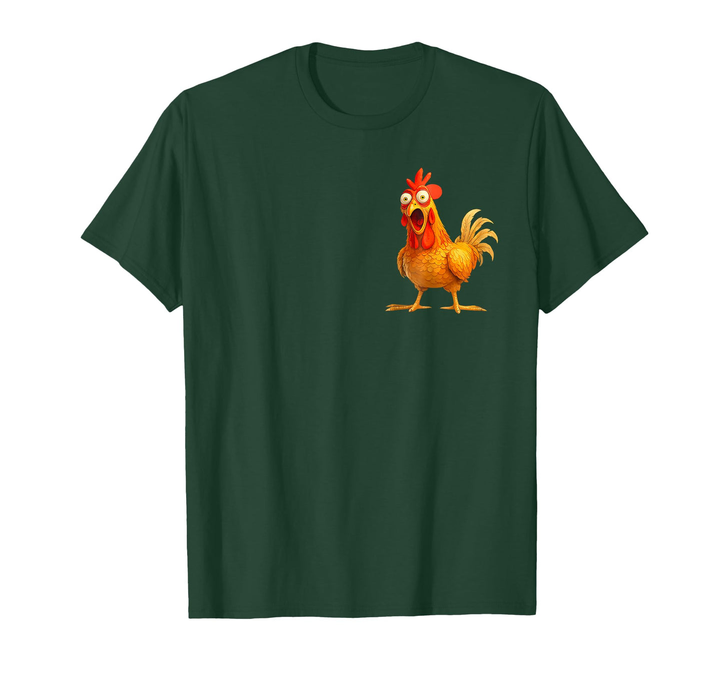 Funny F-Caw-F Chicken FCAWF Chicken 2 Side T-Shirt