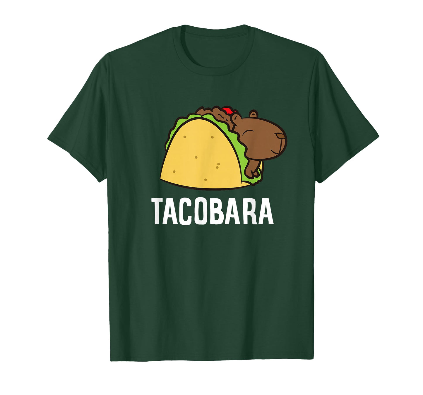 Tacobara Funny Capybara Tacos T-Shirt