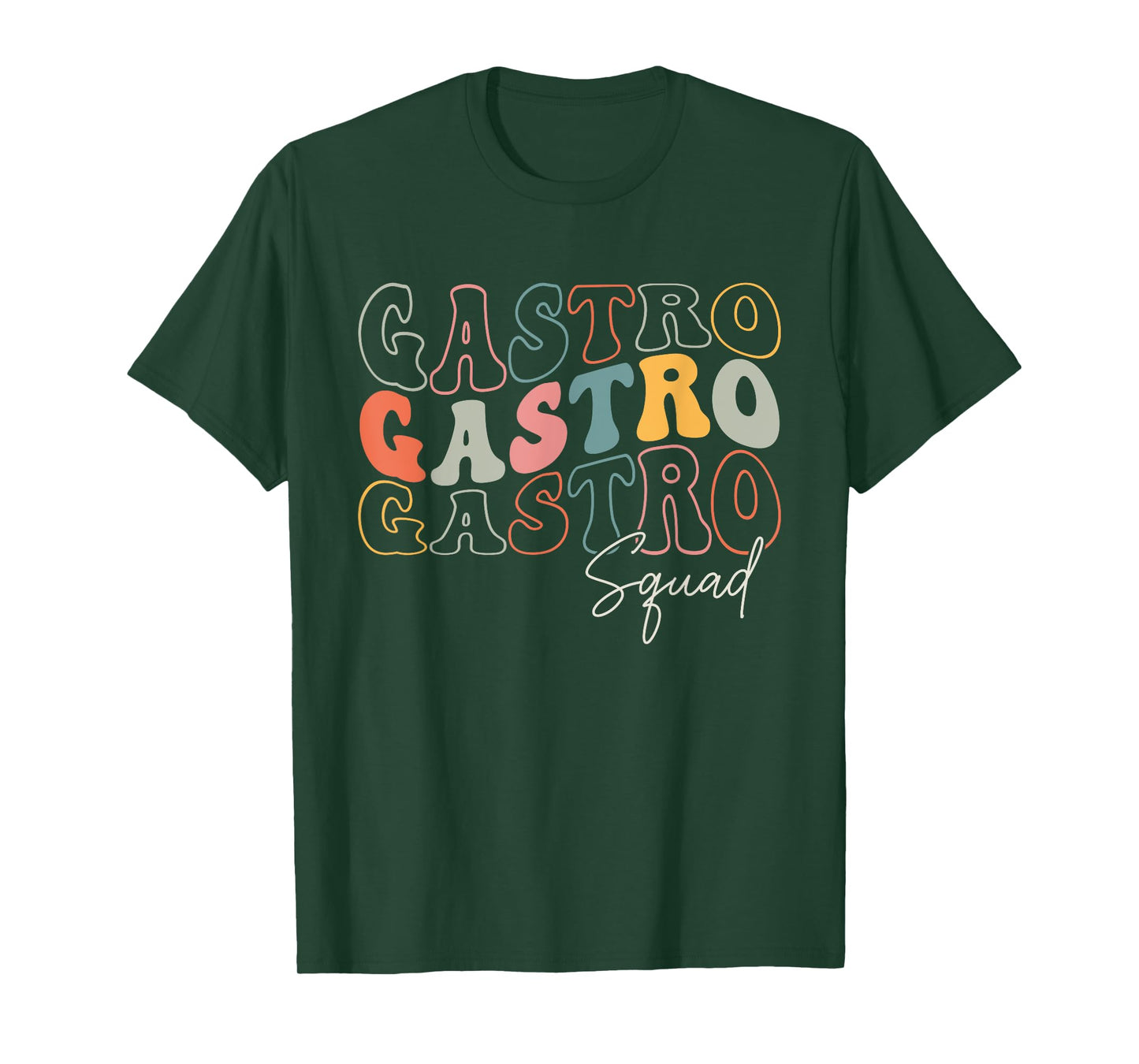 Gastro Squad Retro Groovy Design For Doctor Gastroenterology T-Shirt
