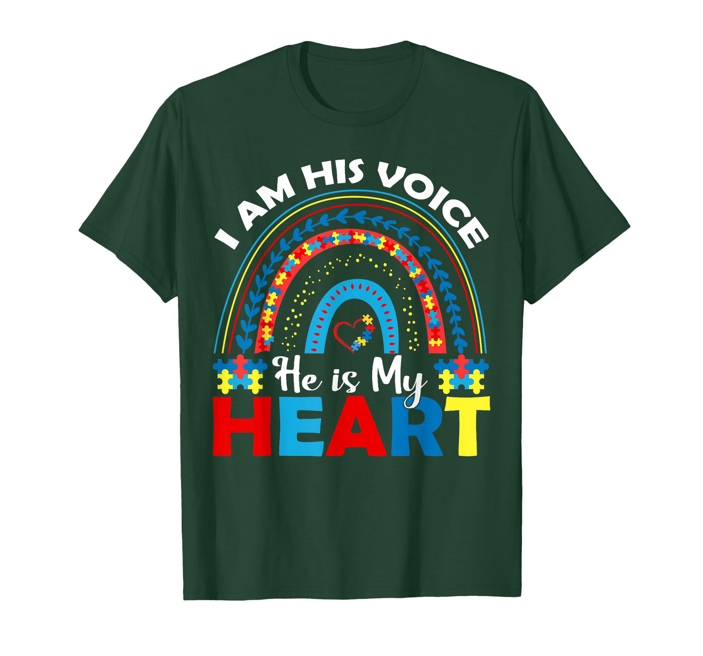 I Am His Voice He Is My Heart T-Shirt