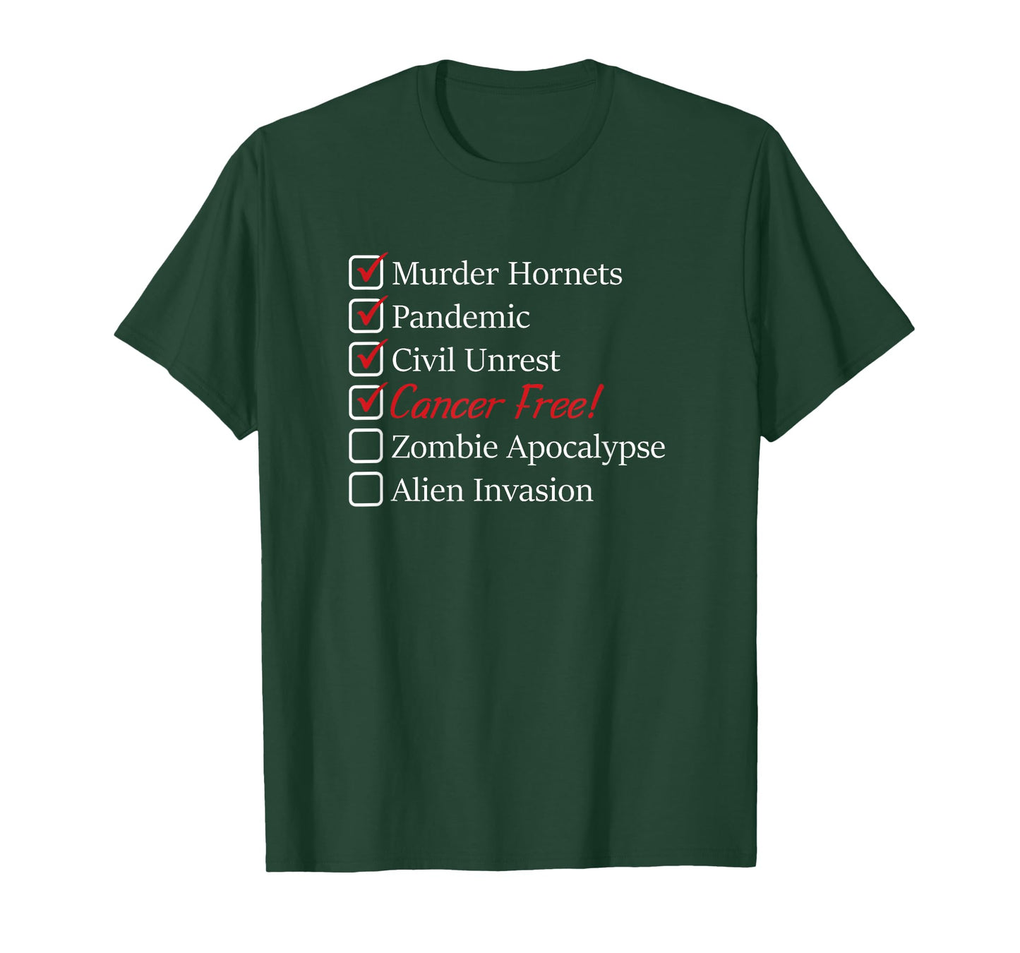Cancer Free Survivor I Beat Cancer T-Shirt