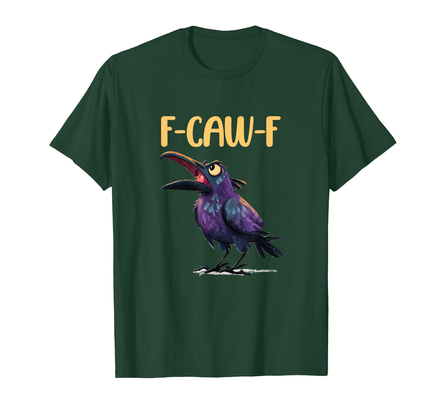 Chicken Humor. F-Caw-F, Funny FCAWF T-Shirt