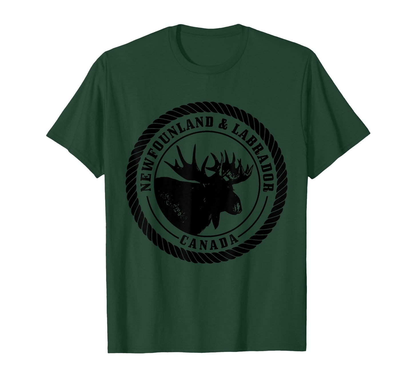 Newfoundland & Labrador Canada Moose Vintage Canadian T-Shirt