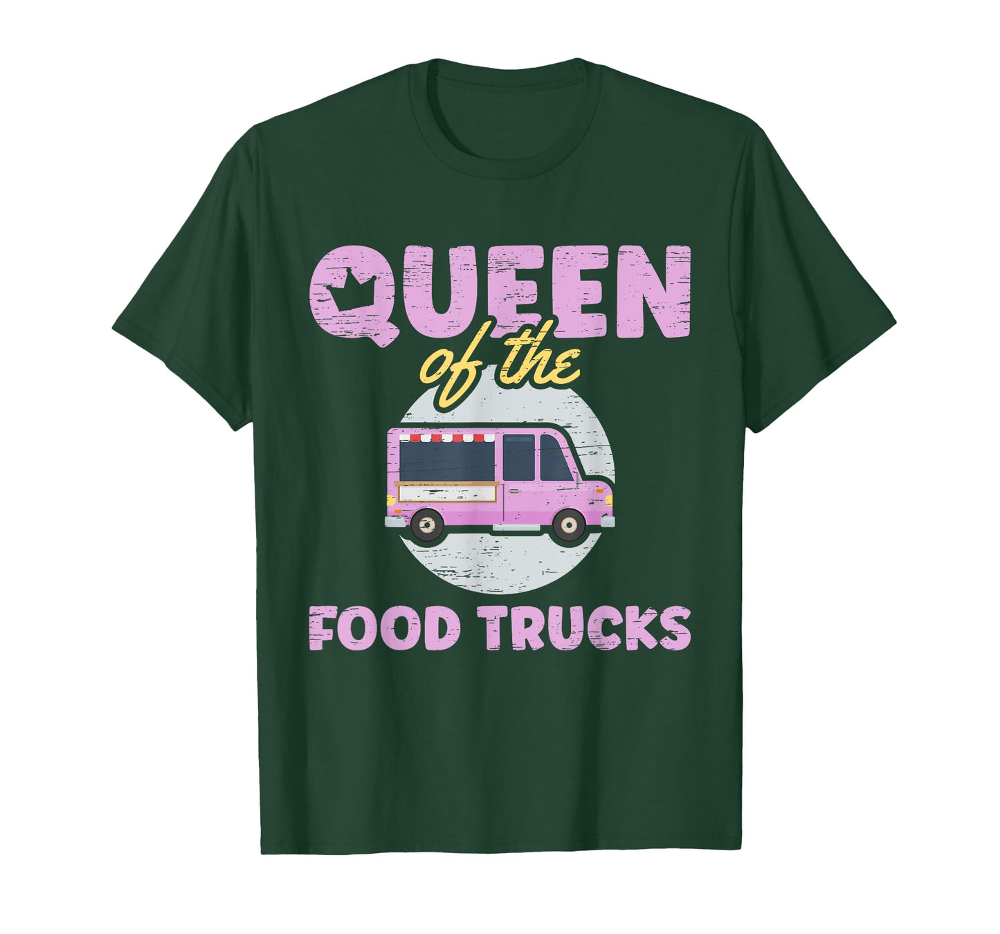 Queen Of The Food Trucks Food Truck Chef Food Truck T-Shirt