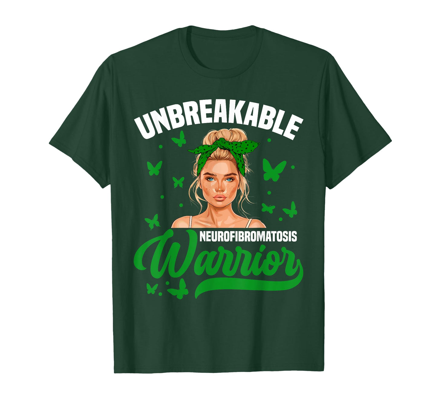 NF Awareness Unbreakable Women Neurofibromatosis T-Shirt