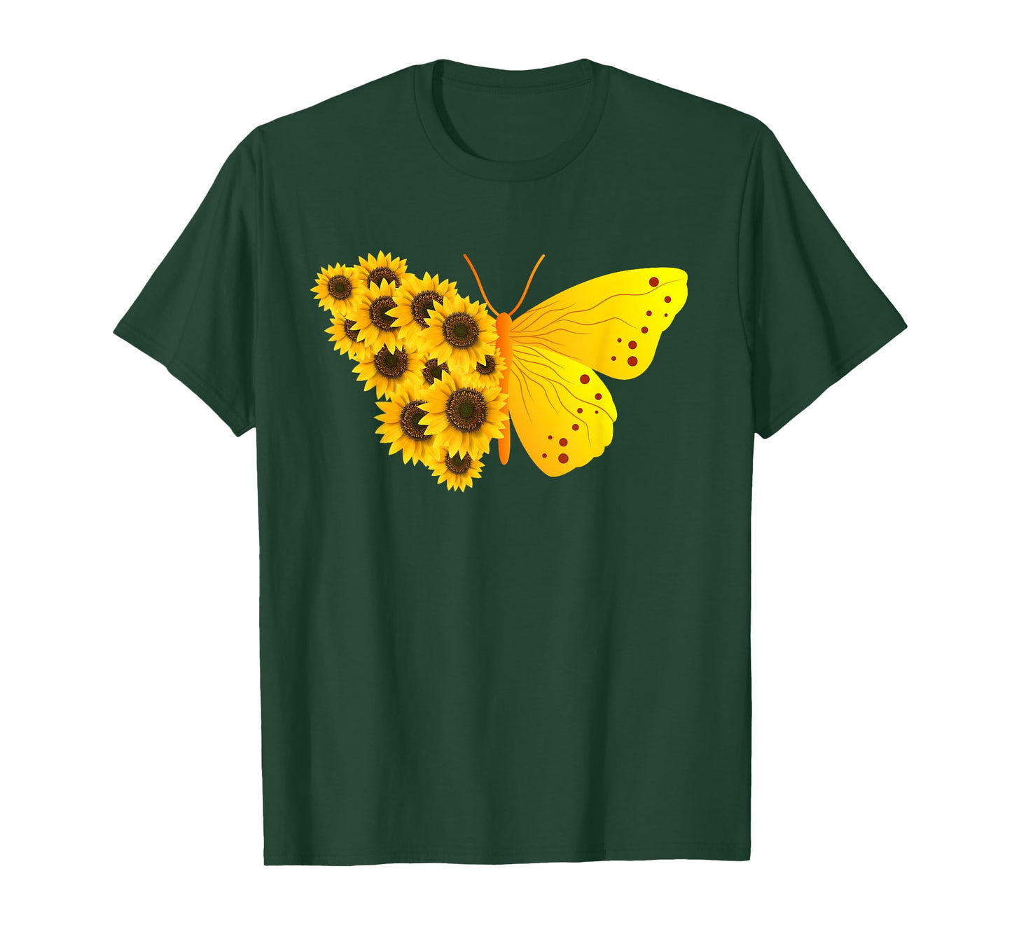 Sunflower Butterfly T-Shirt