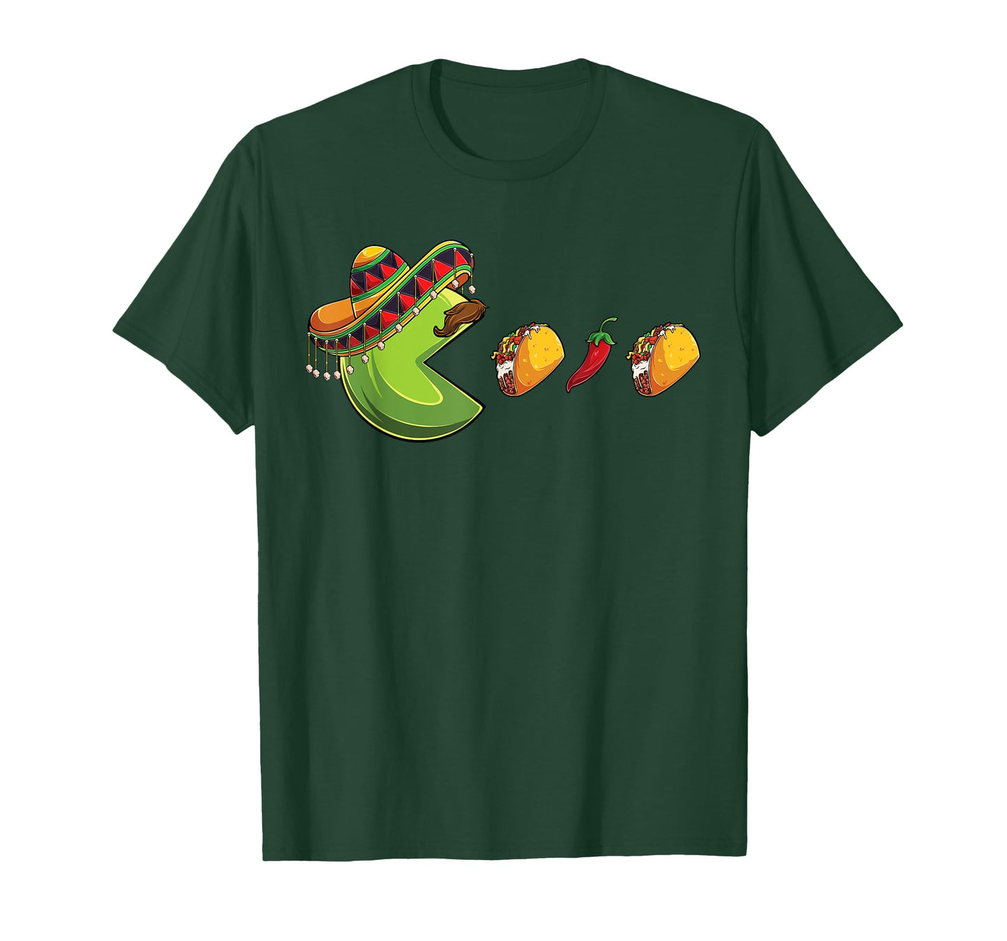 Funny eating Tacos Cinco de Mayo Boys Kids woman Men Mexican T-Shirt