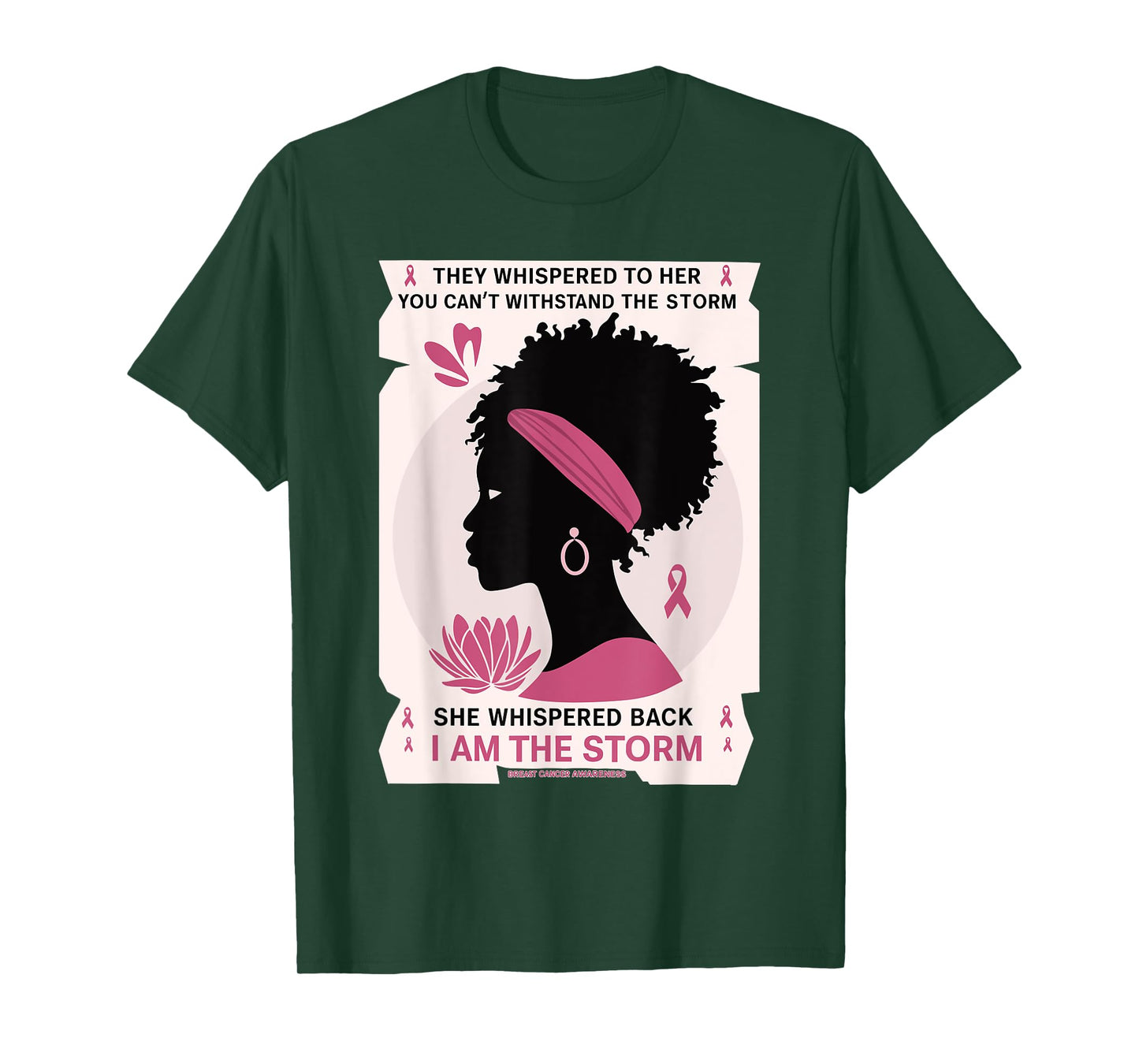 I'm The Storm Pink Warrior Breast Cancer Survivor T-Shirt