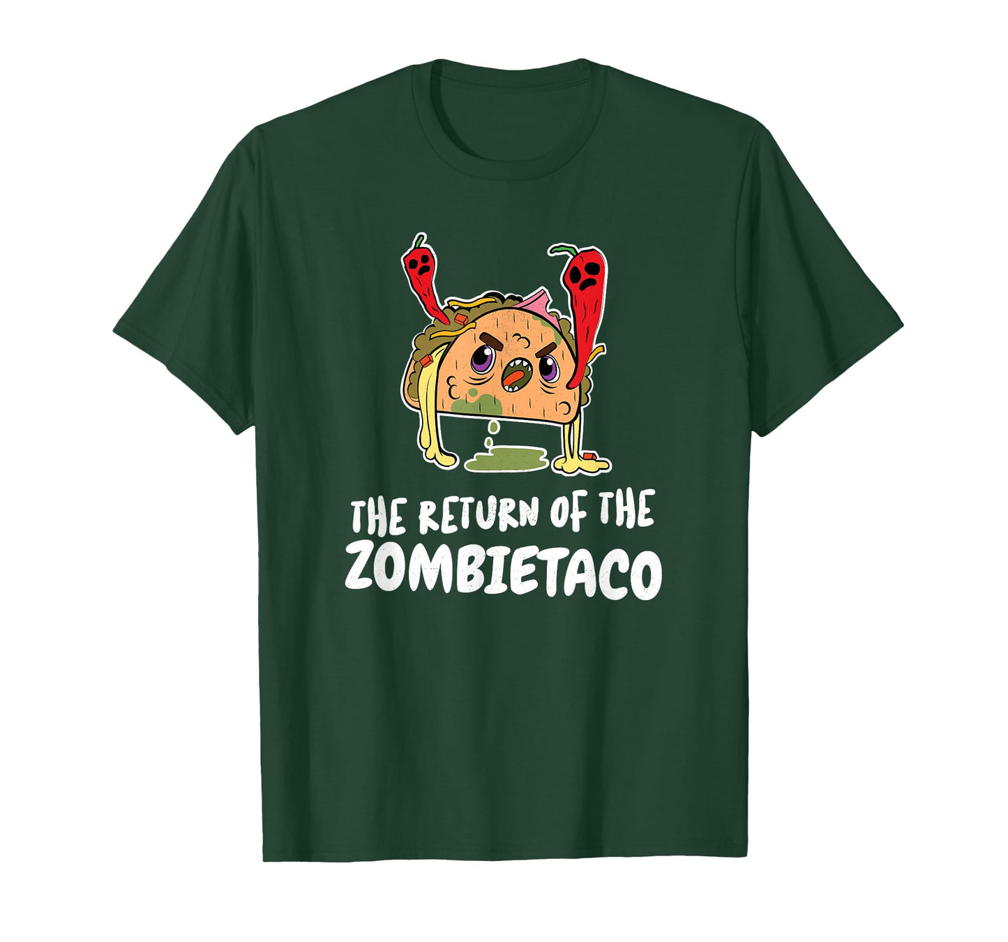The Return of The Zombie Taco (Halloween Graphic) T-Shirt