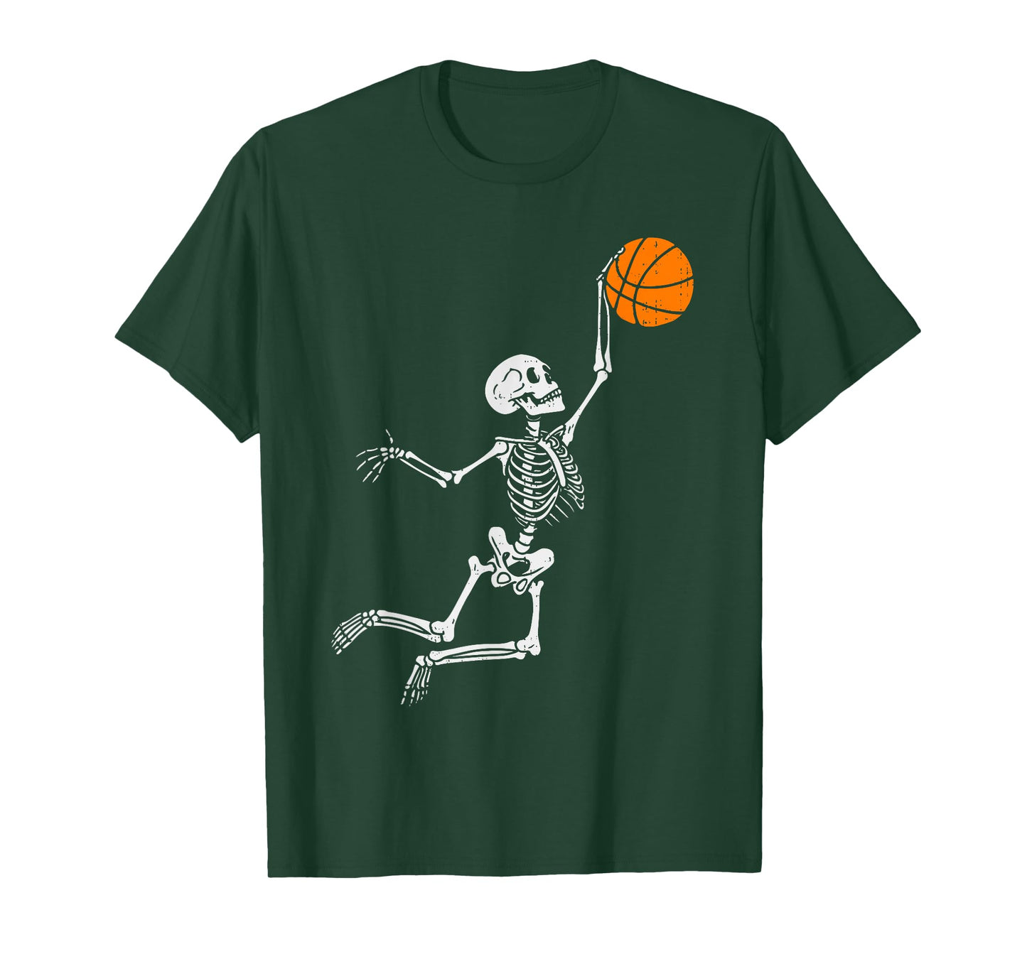 Skeleton Basketball Halloween Costume Mens Boys Teens Kids T-Shirt