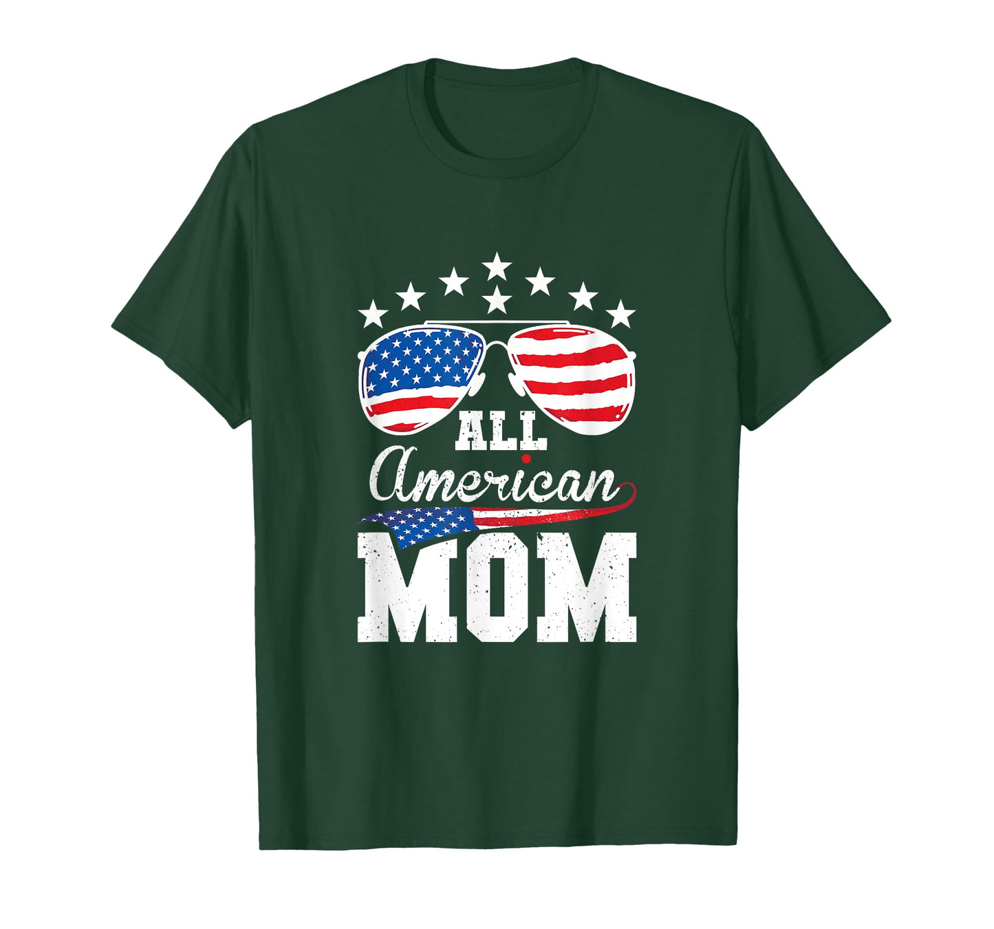 All American Mom 4th of July Matching Family Women Men T-Shirt