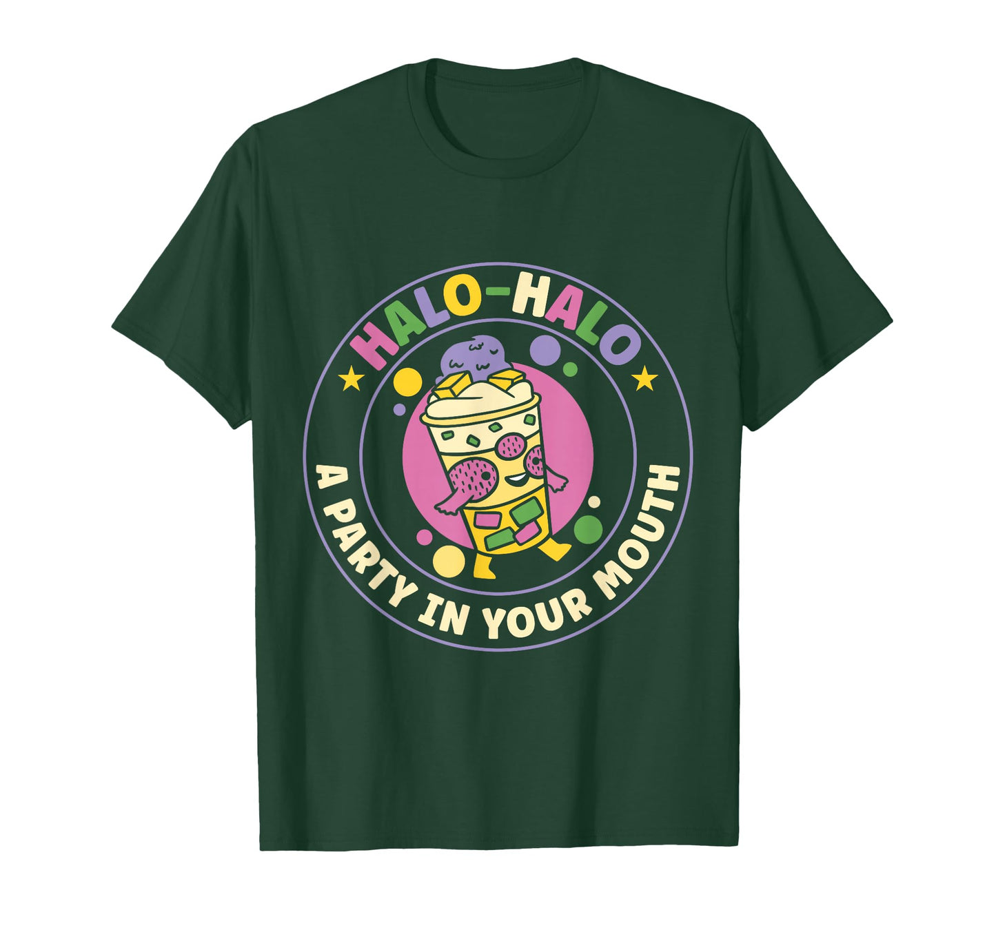 Halo-halo A Party In Your Mouth Funny Filipino Food Lover T-Shirt