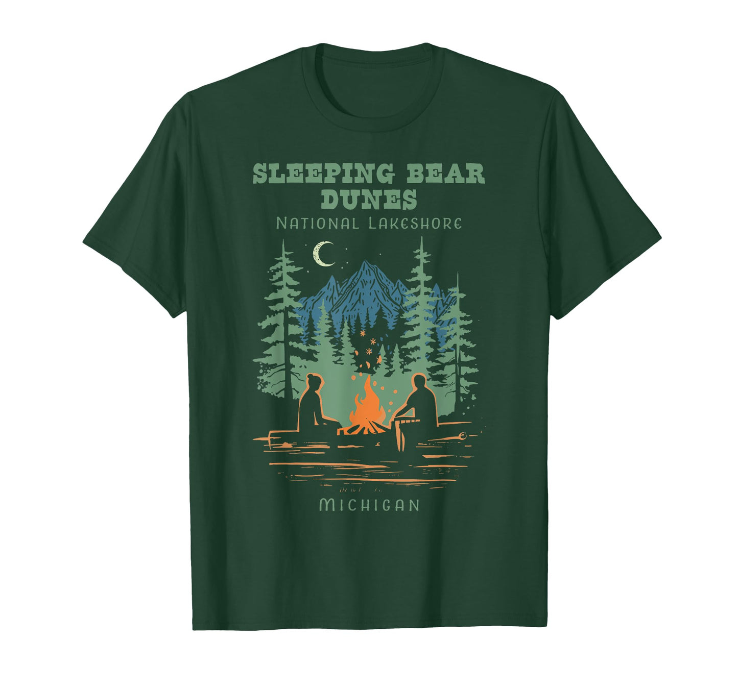Sleeping Bear Dunes National Lakeshore Michigan Vintage T-Shirt