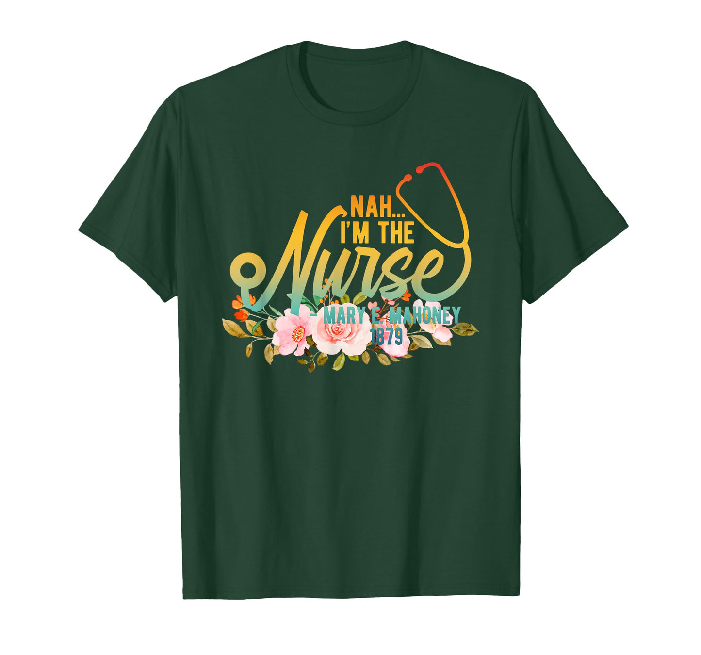 Nah... I'm The Nurse Retro T-Shirt